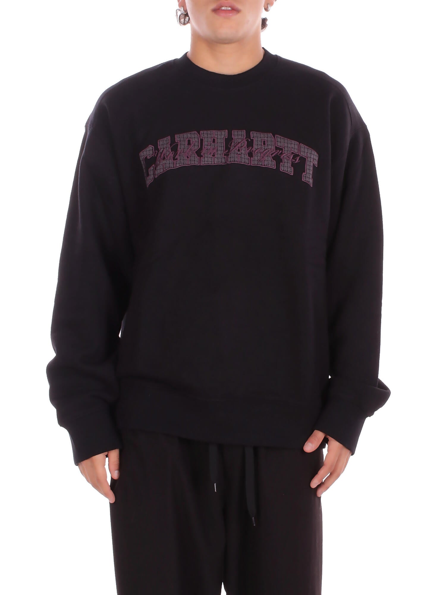 CARHARTT WIP Unisex Felpa I035648 89 XX Big school sweatshirt Black