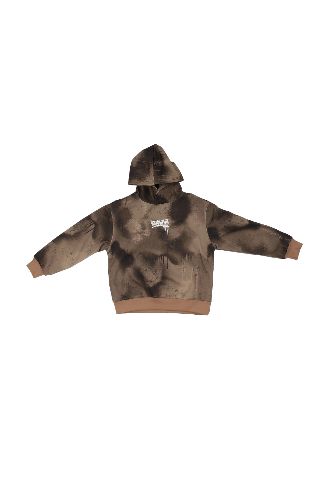 DISCLAIMER Bambino Felpa 25IDK58633 BROWN CAMOUFLAGE Maglia bimbo con cappuccio in Camouflage