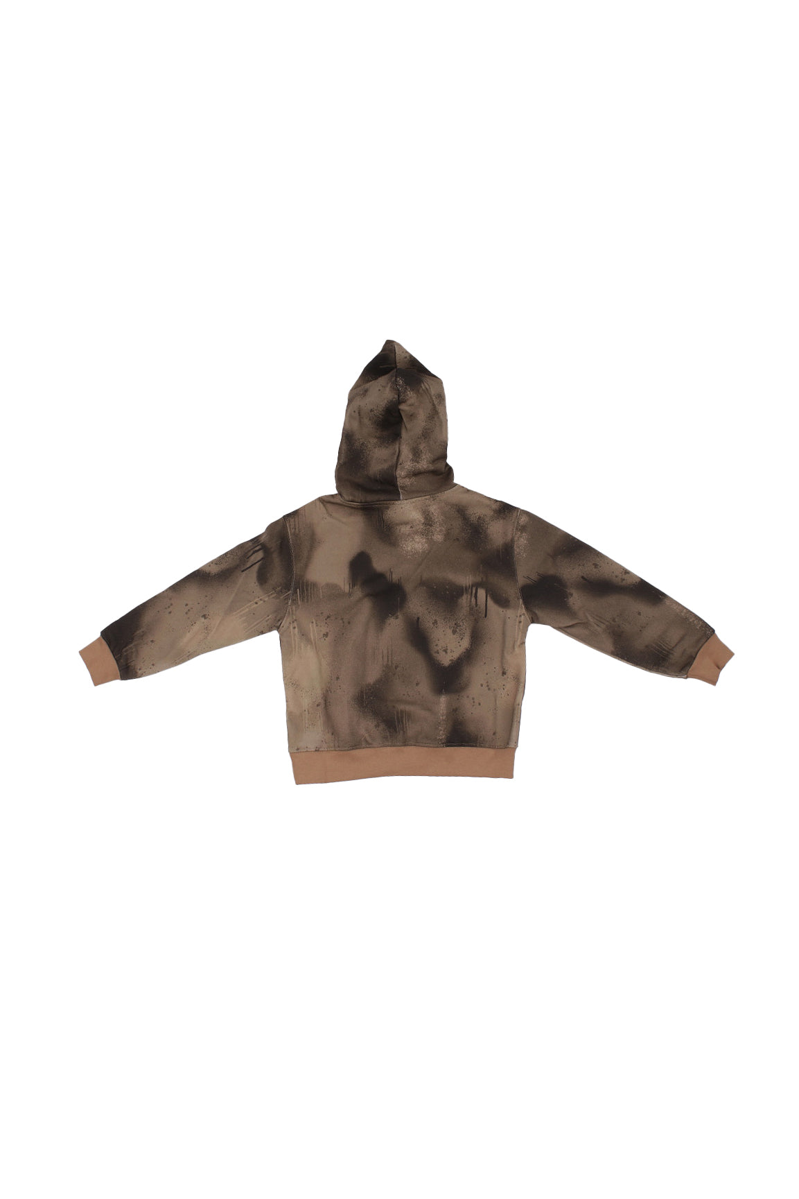 DISCLAIMER Bambino Felpa 25IDK58633 BROWN CAMOUFLAGE Maglia bimbo con cappuccio in Camouflage