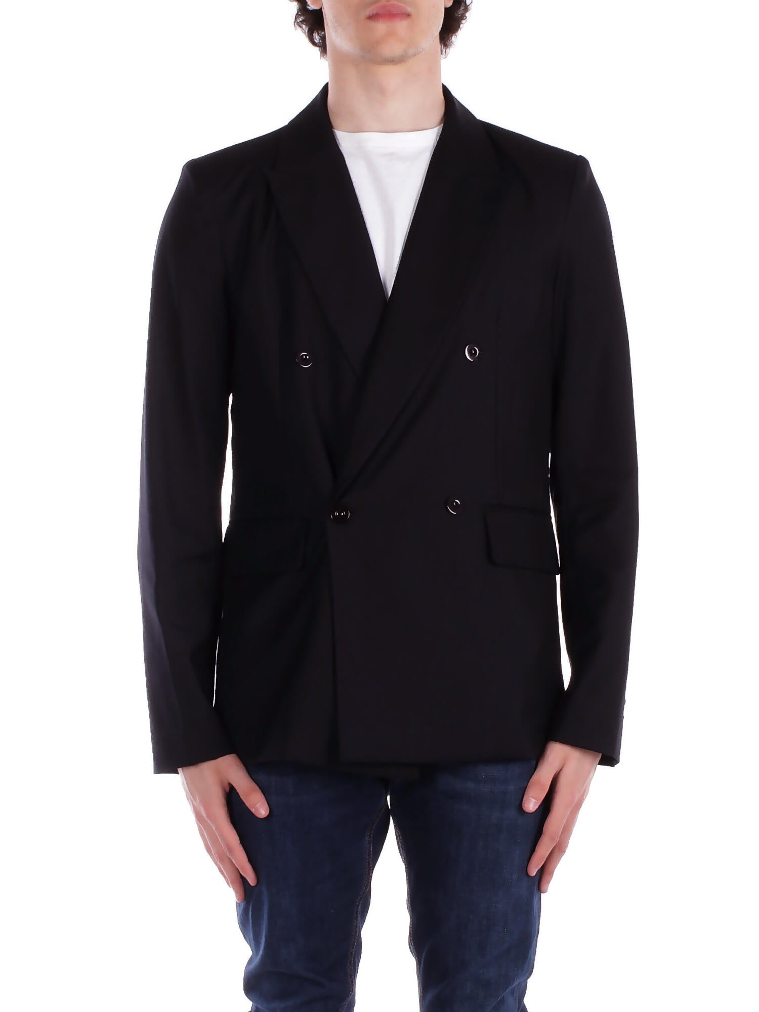 JOHN RICHMOND Uomo Giacca UMP25226GC BLACK Jacket bahuim Black