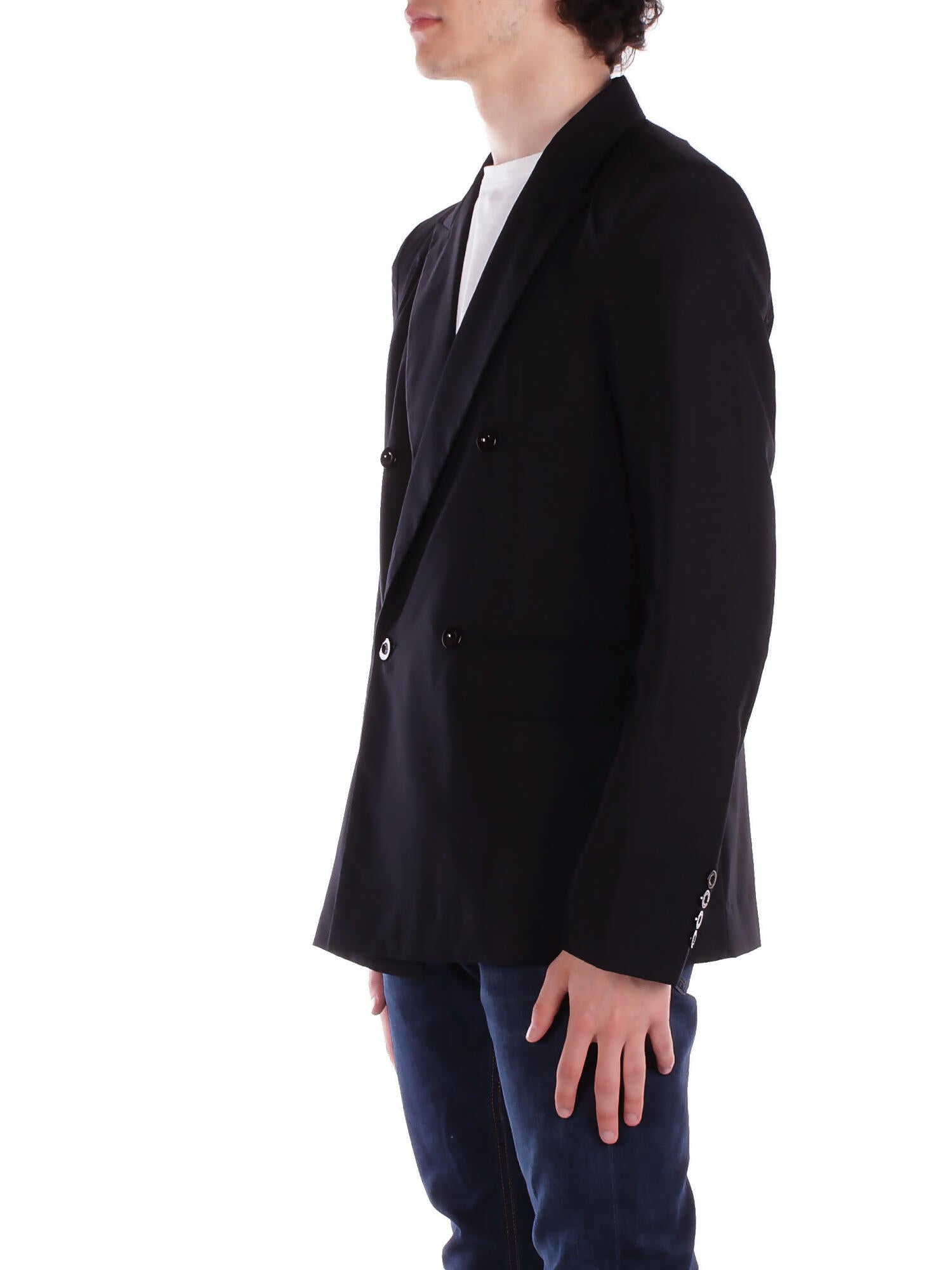 JOHN RICHMOND Uomo Giacca UMP25226GC BLACK Jacket bahuim Black