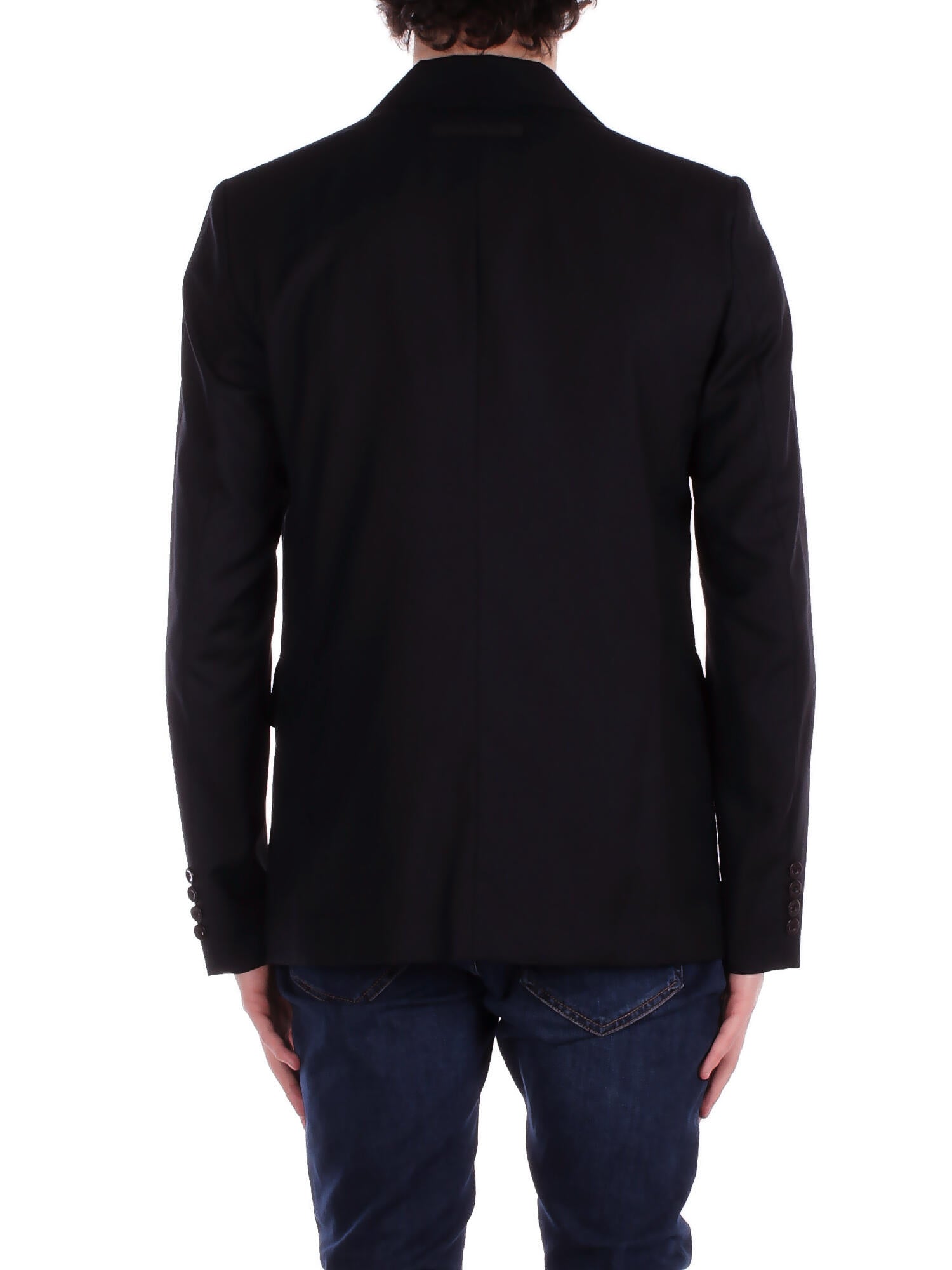 JOHN RICHMOND Uomo Giacca UMP25226GC BLACK Jacket bahuim Black
