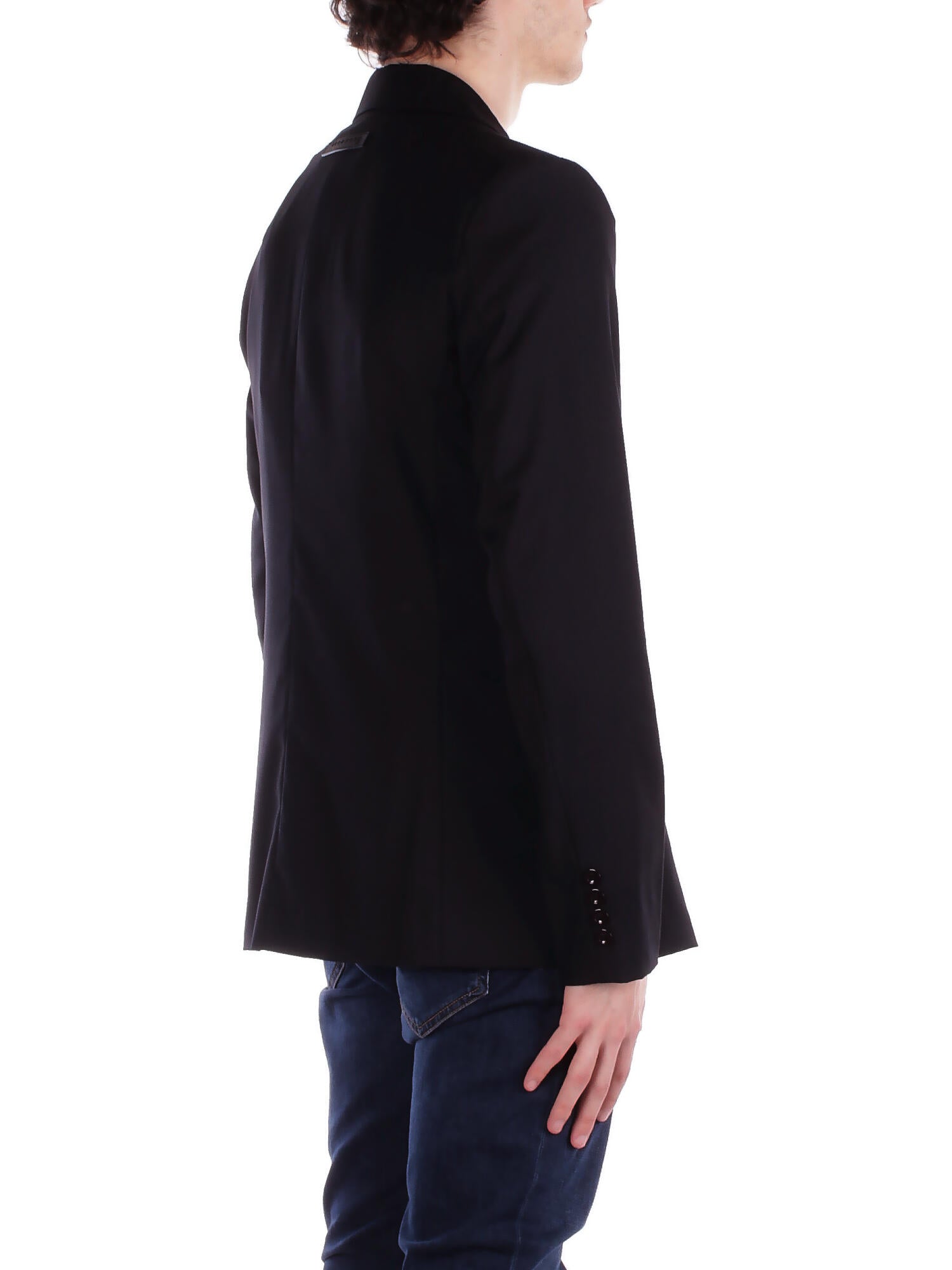 JOHN RICHMOND Uomo Giacca UMP25226GC BLACK Jacket bahuim Black