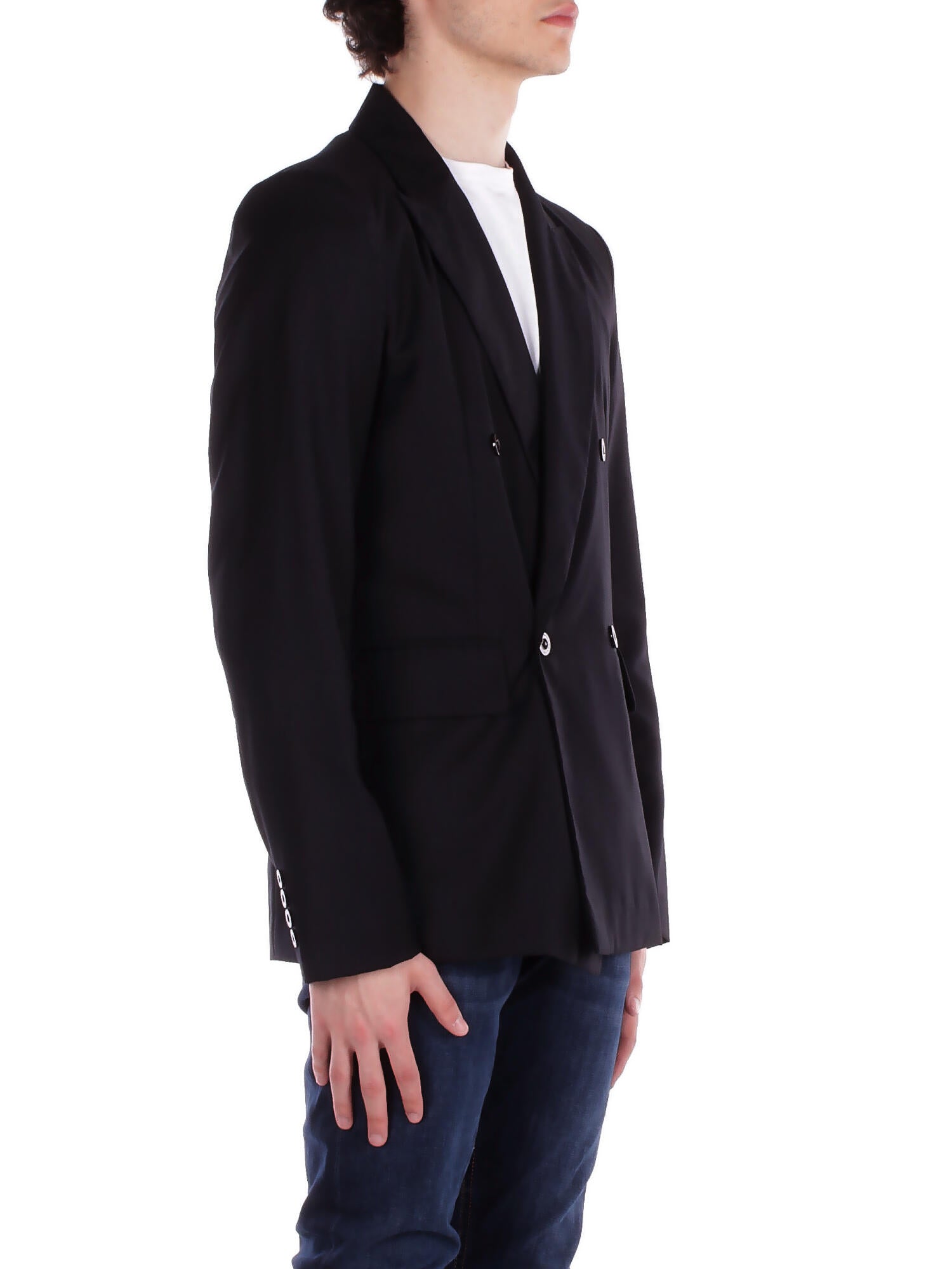 JOHN RICHMOND Uomo Giacca UMP25226GC BLACK Jacket bahuim Black