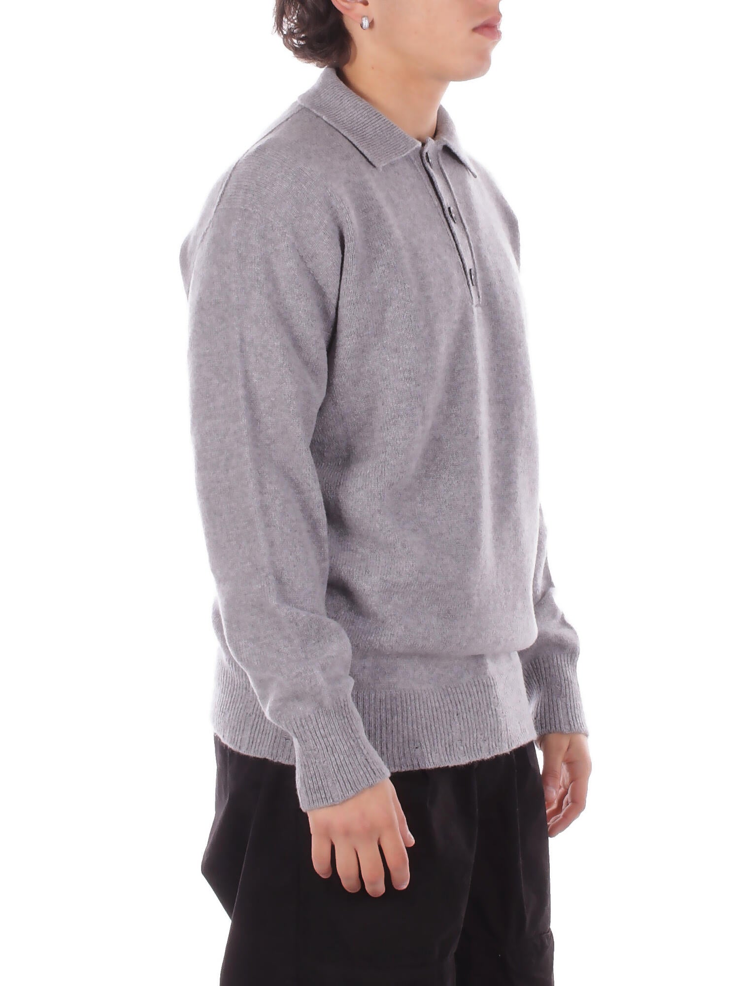 AMARANTO Uomo Maglia B9F0032 FU93M Knitwear Argento