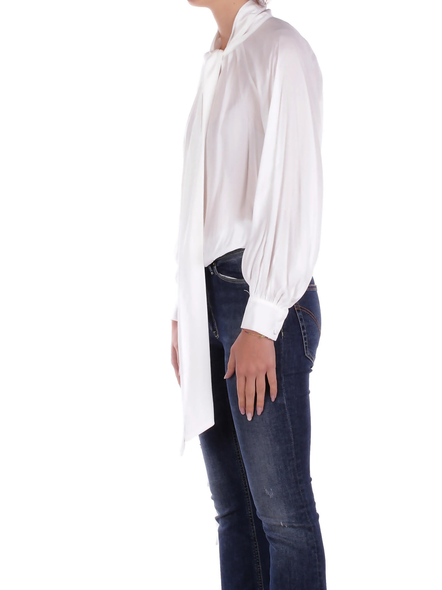 MANILA GRACE Donna Camicia C182VU MA649 Blusa m/l Vanilla