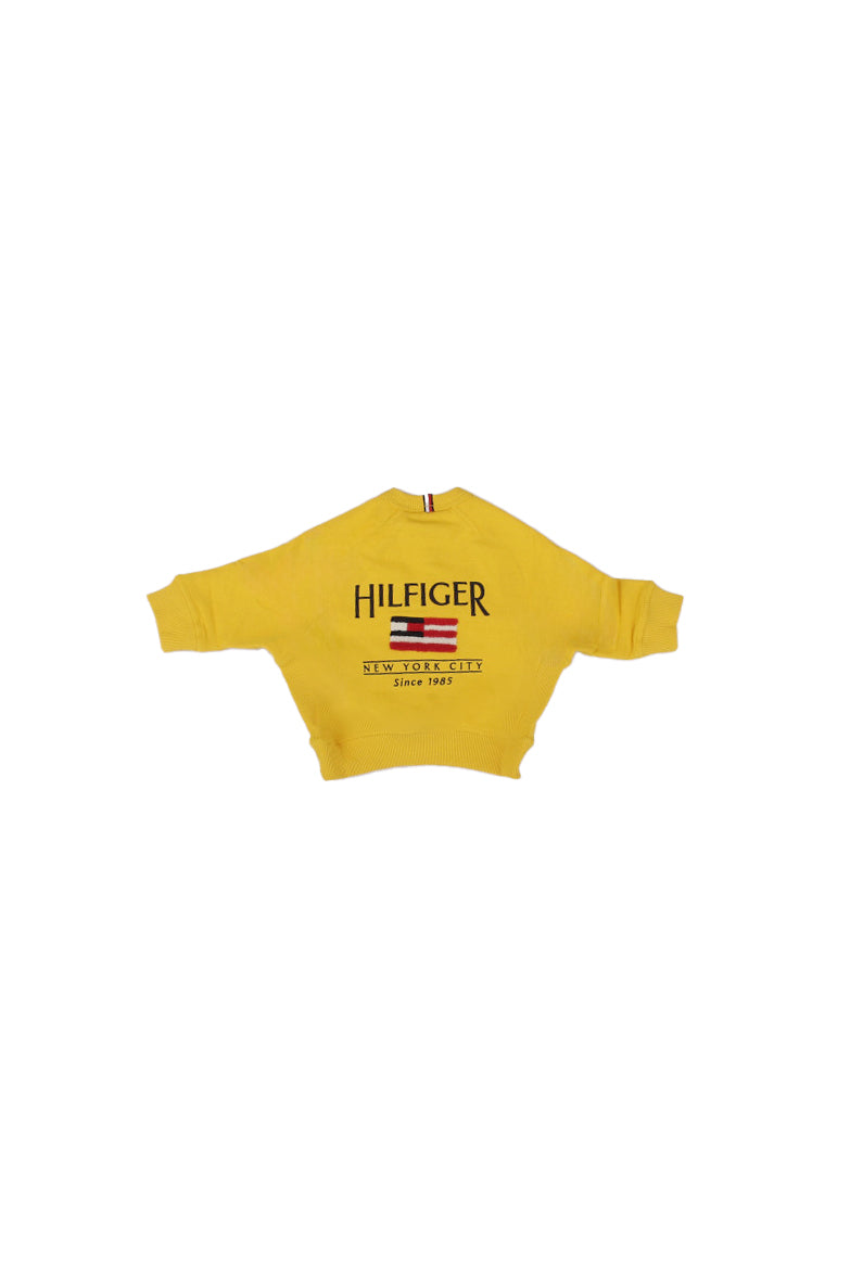 TOMMY HILFIGER Bambino Felpa KB0KB09571J ZGQ Flag relaxed sweatshirt Yellow