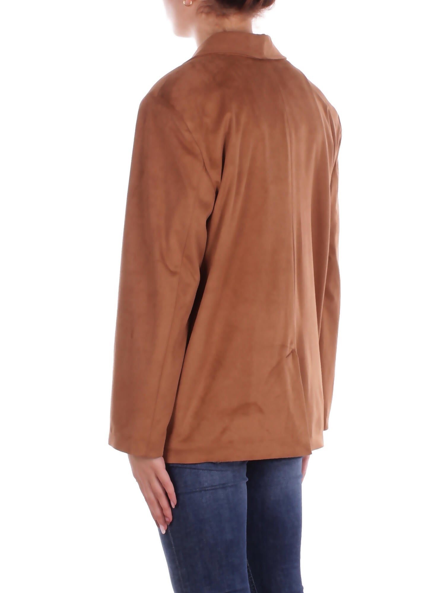 KOSTUMN1Â° Donna Giacca KI2551 CAMMELLO Giacca 2 bottoni con Cammello