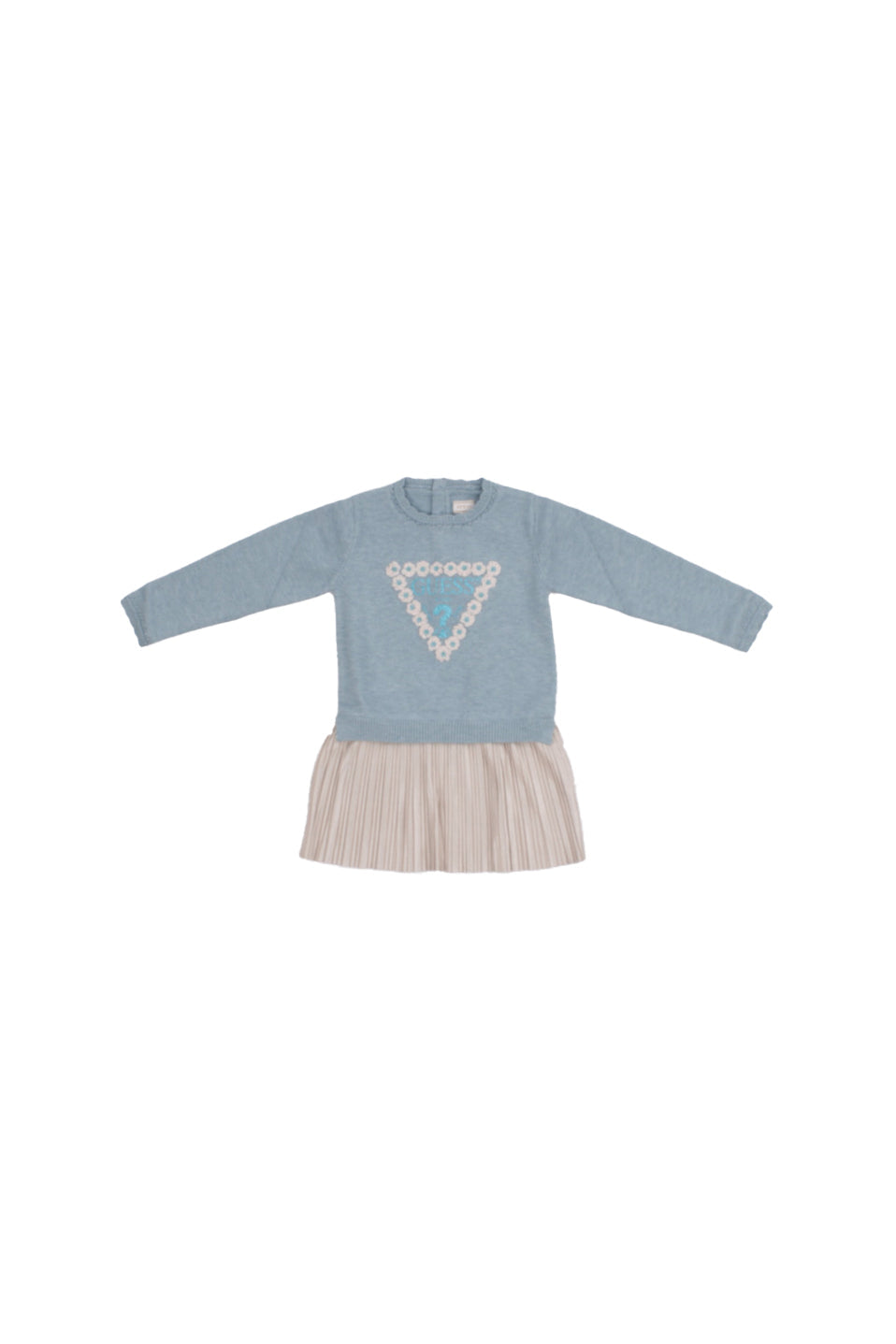 GUESS Bambina Abito K5YK08 Z3OS0 F7TG Ls mixed fabric dress Blu light