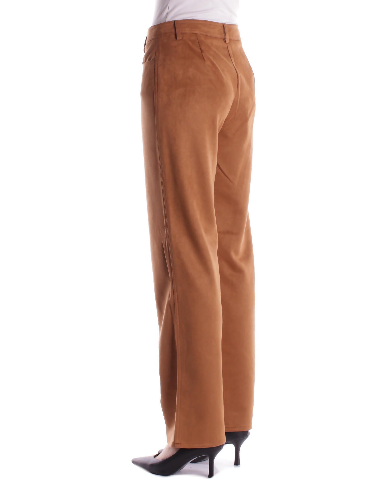 ONLY Donna Pantalone 15357016 NUTHATCH Onlina life mw str faux suede Cammello