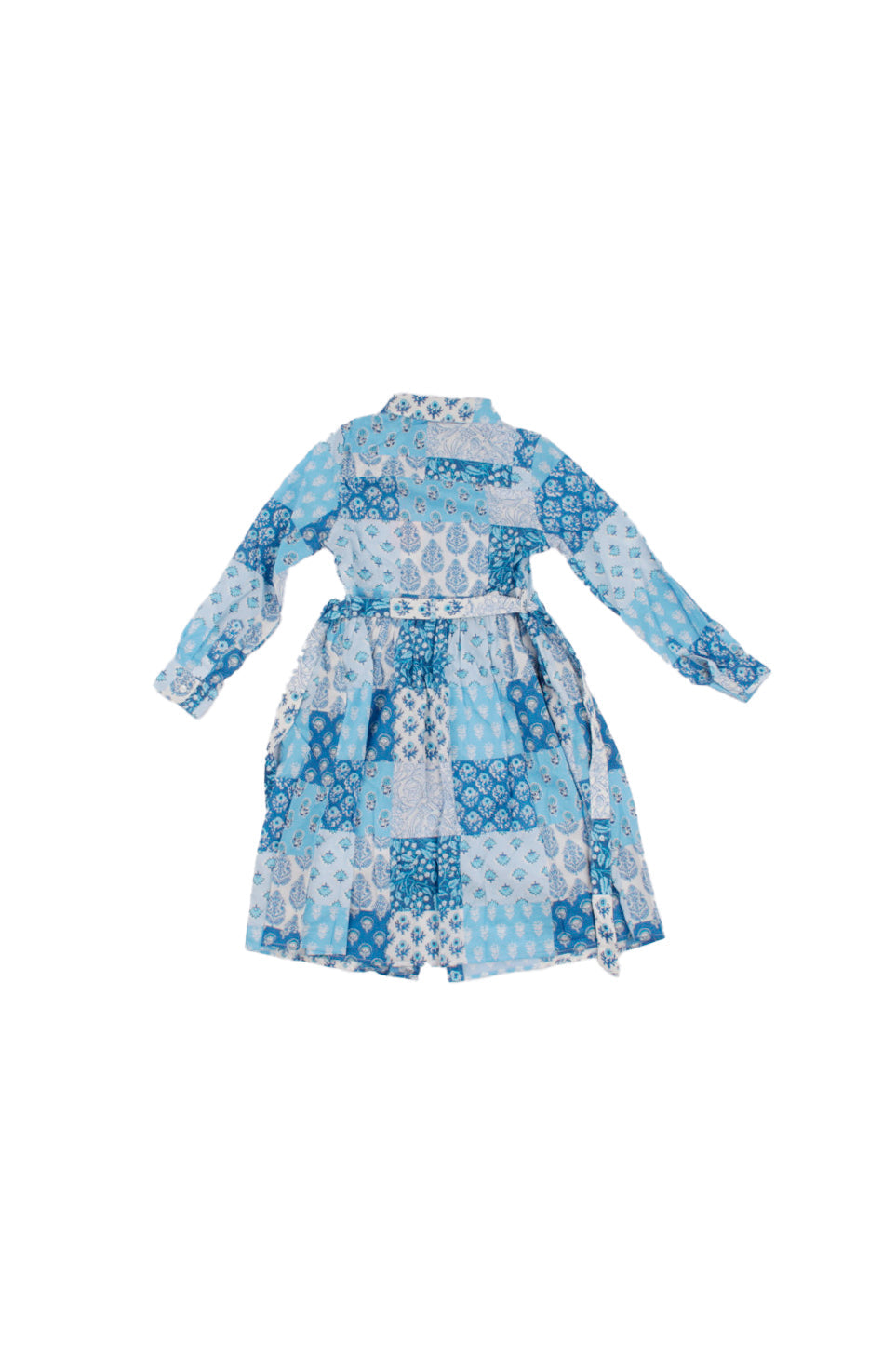 MC2 SAINT BARTH Bambina Abito PIH0001 00380H 3161 Philipa cot radical patch Azzurro