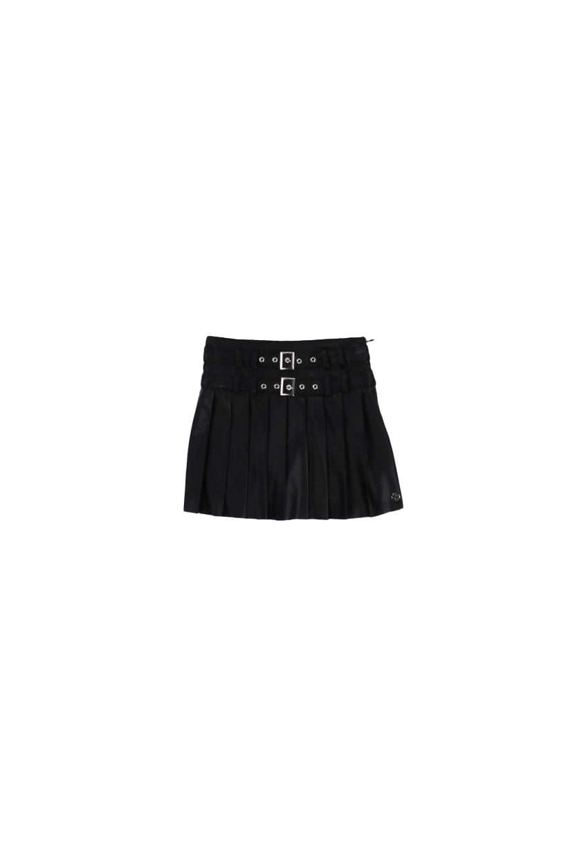 GUESS Bambina Gonna J5YD04 WFV60 JBLK Pu midi skirt Jet black