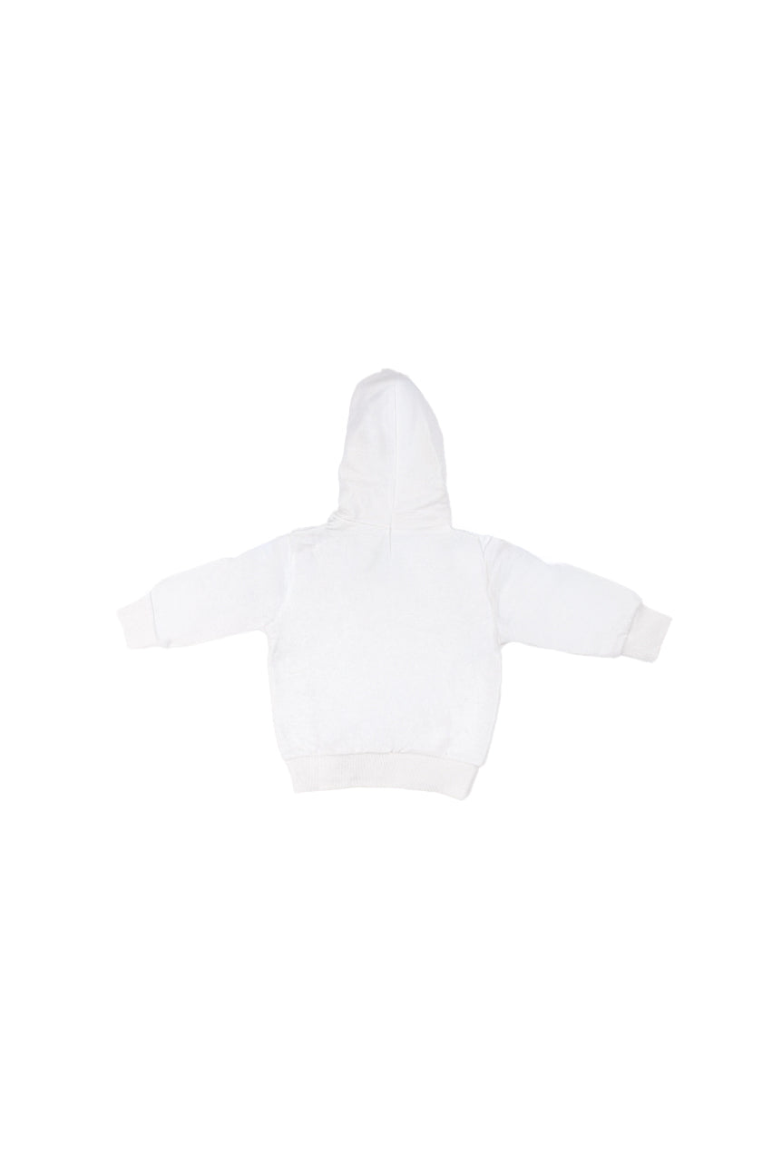 DIESEL Bambino Felpa J02485 KYAZ3 K100 Sdropshood over Bianco