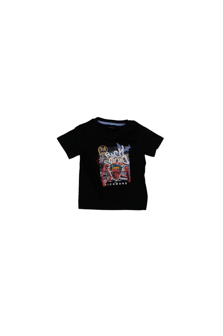 JOHN RICHMOND Bambino T-shirt RBP25170TS BLACK T-shirt kociv Nero