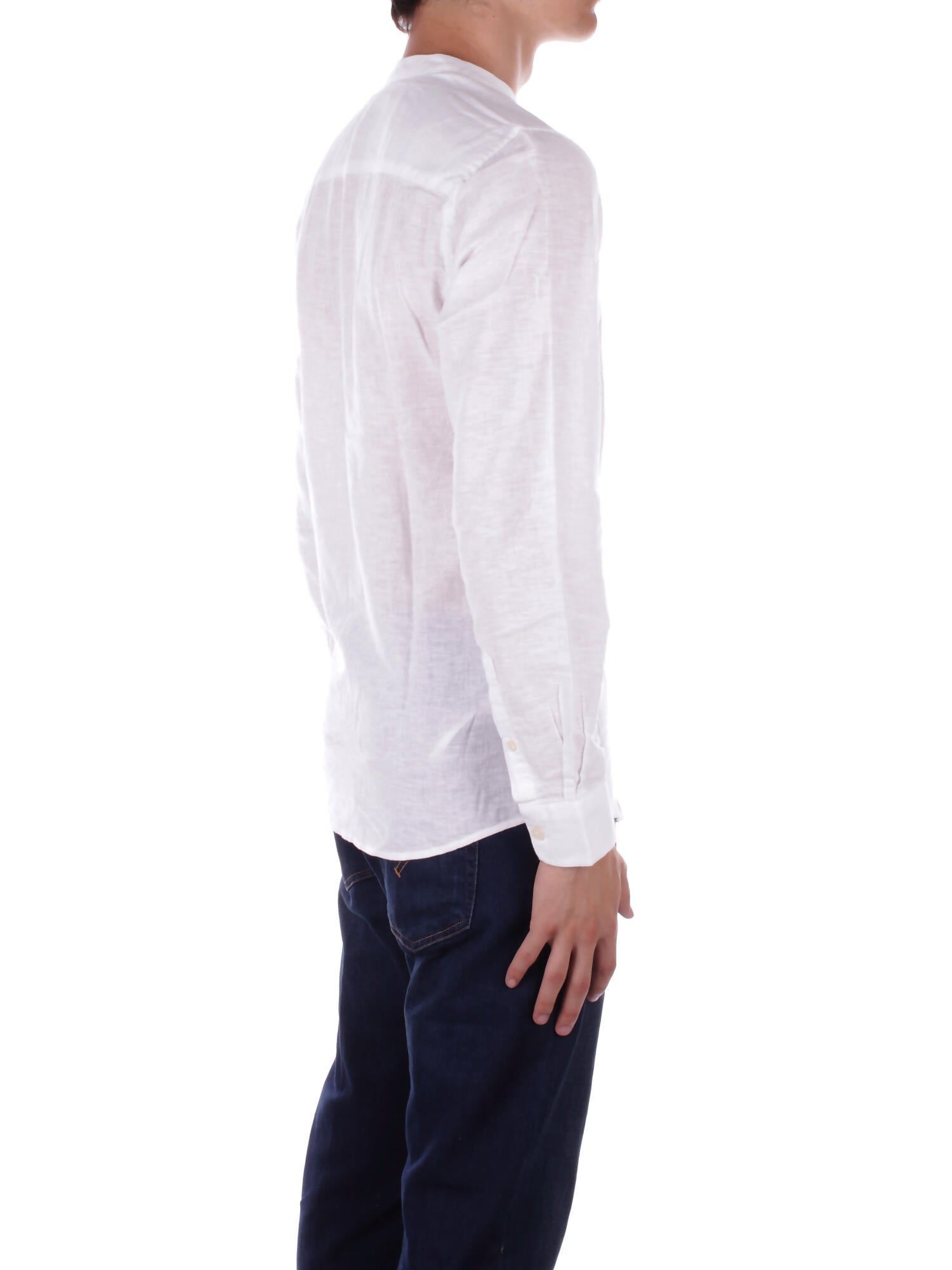 ONLY & SONS Uomo Camicia 22019173 WHITE Onscaiden life ls solid linen White