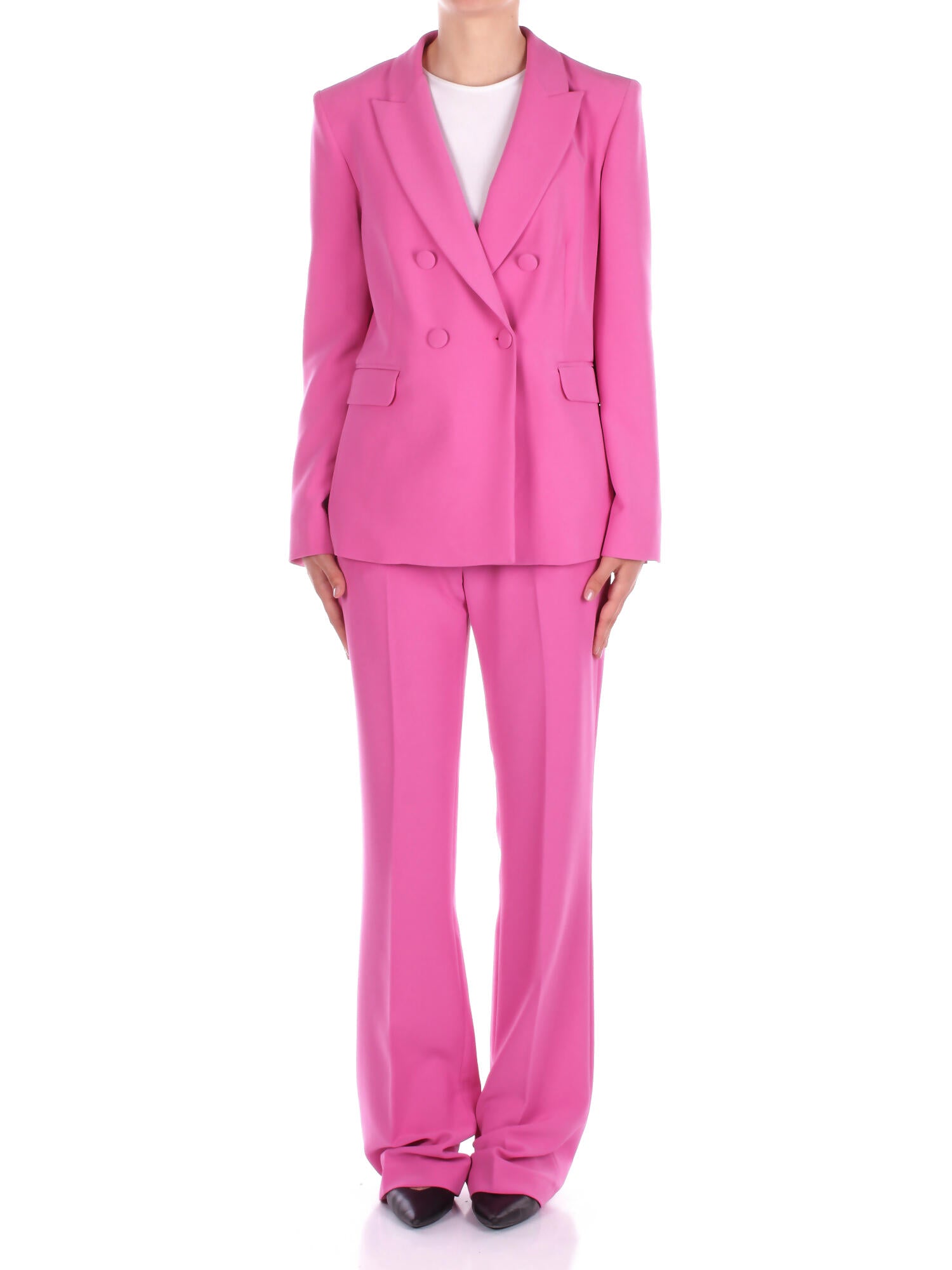 LIU JO Donna Giacca CA5340T2957 X045A Giacca slim doppiopetto Pink peony