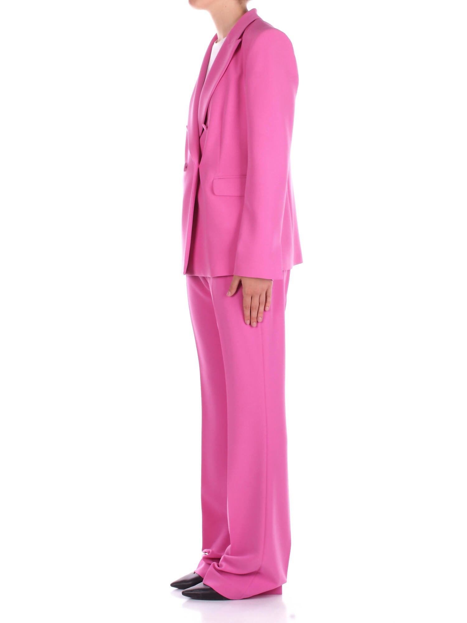 LIU JO Donna Giacca CA5340T2957 X045A Giacca slim doppiopetto Pink peony