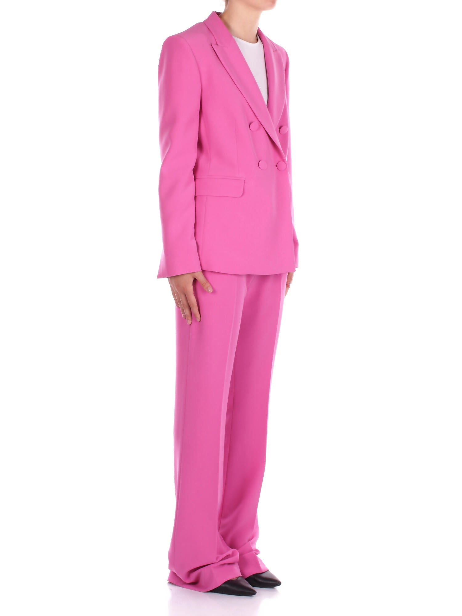 LIU JO Donna Giacca CA5340T2957 X045A Giacca slim doppiopetto Pink peony