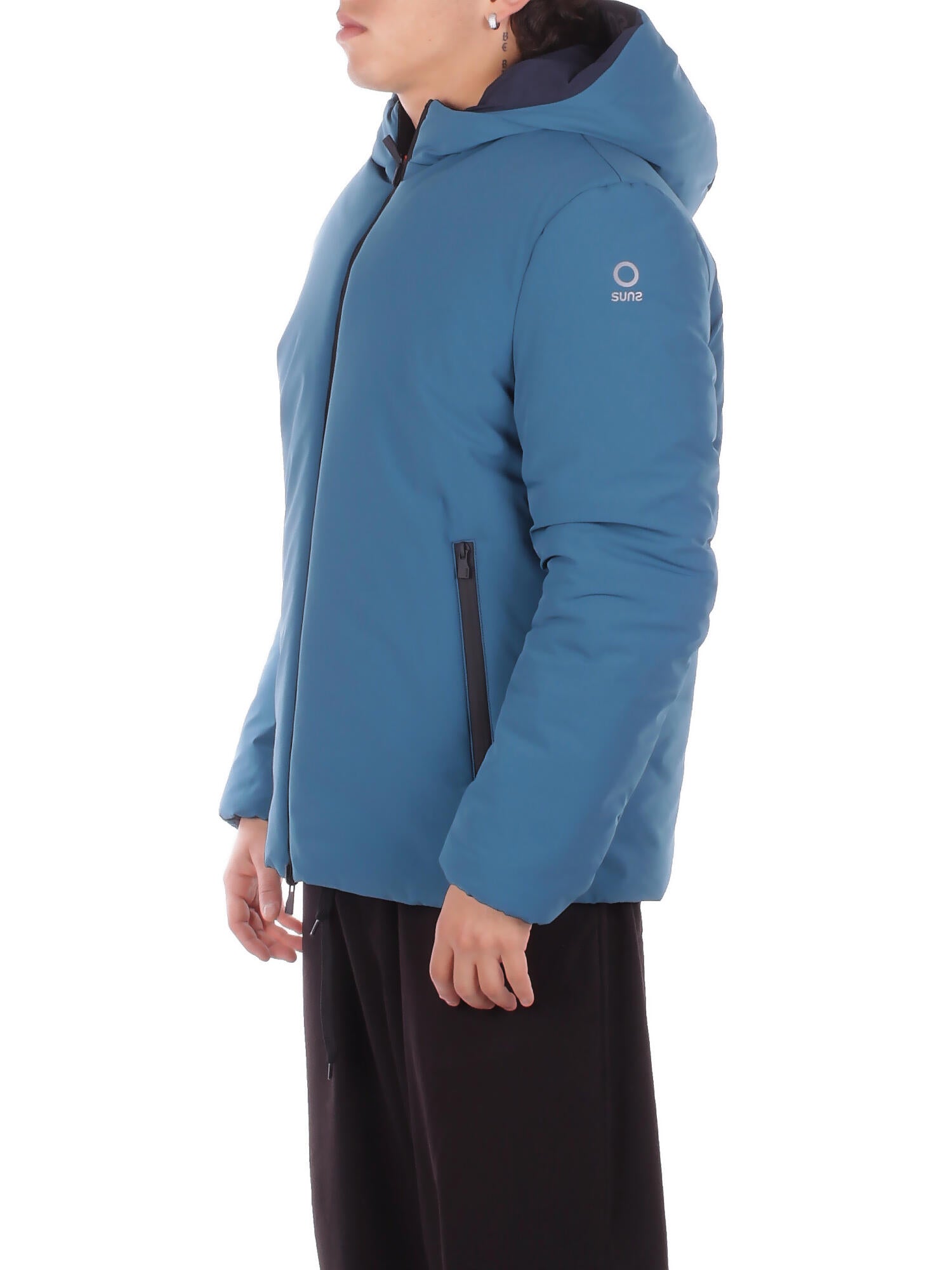 SUNS Uomo Giubbotto GBS63021U PETROLIO Jacket delhi Petrolio
