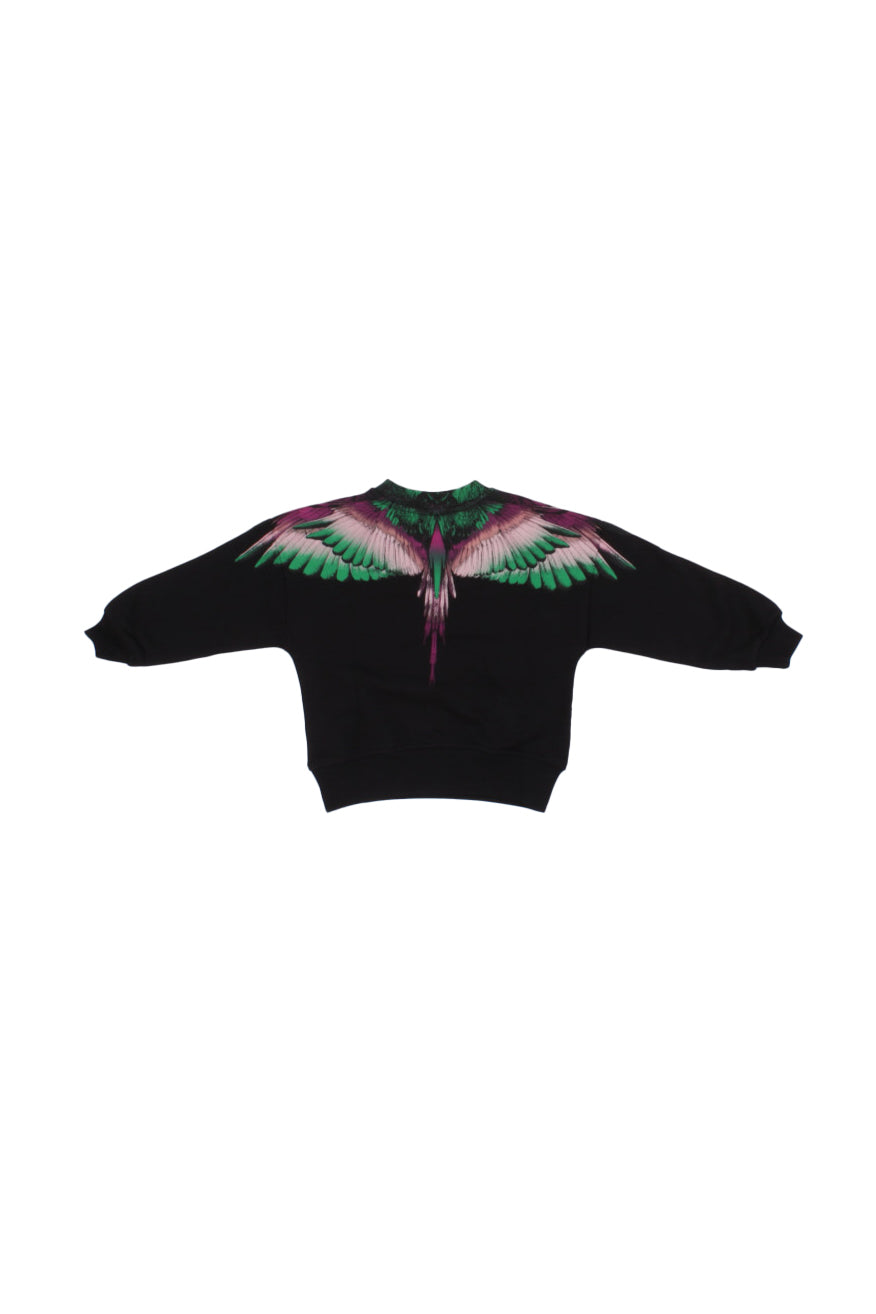 MARCELO BURLON COUNTY OF MILAN Bambina Felpa F5CMJGSW015 110 Sweatshirt girl Black