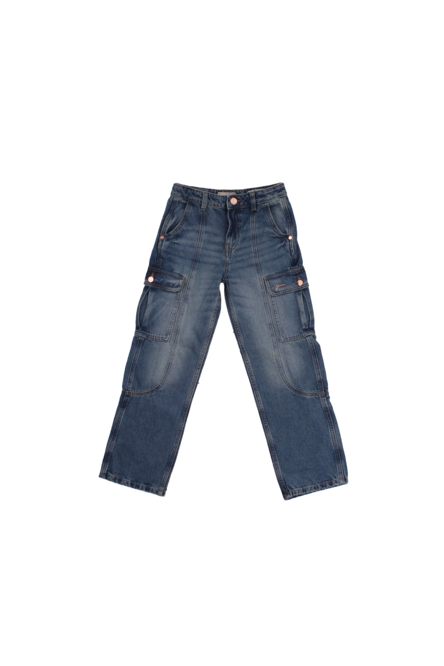 GUESS Bambina Jeans J5YA07 D5FL0 GNYH Rigid denim fashion fit pants Denim washed