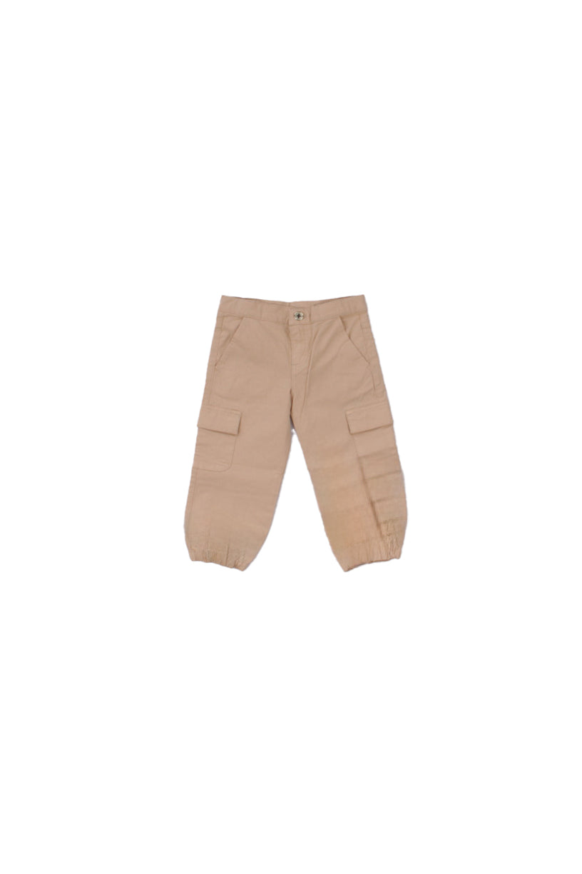 GUESS Bambina Pantalone K5RB03 WFY91 G1L7 Gmt dye gabardine cargo pants Taupe