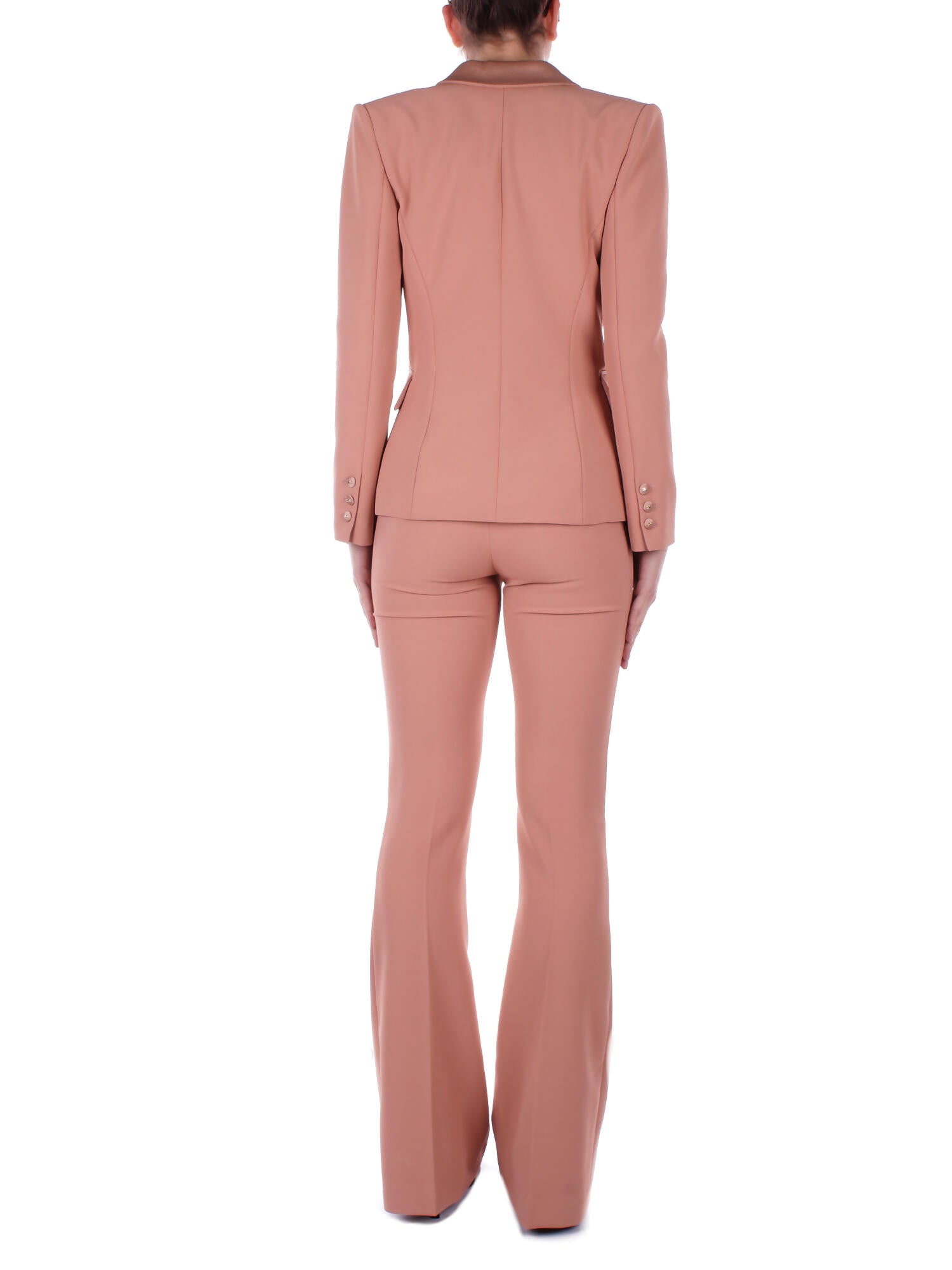 ELISABETTA FRANCHI Donna Pantalone PA08551E2 283 Pant acetato Nudo