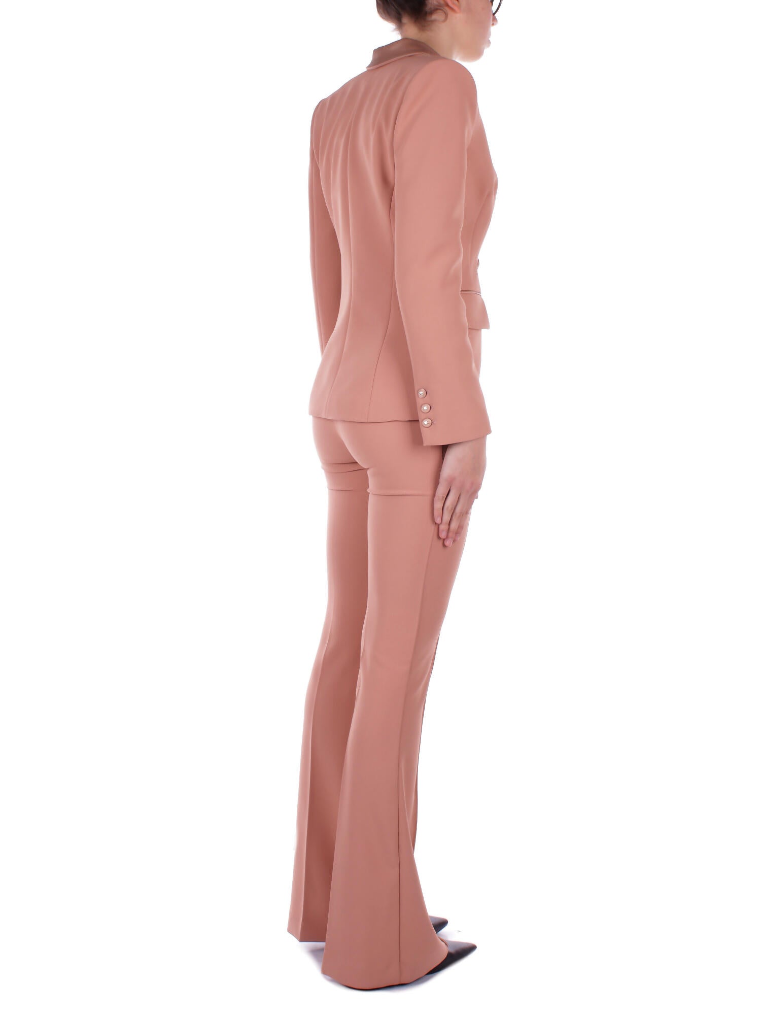 ELISABETTA FRANCHI Donna Pantalone PA08551E2 283 Pant acetato Nudo