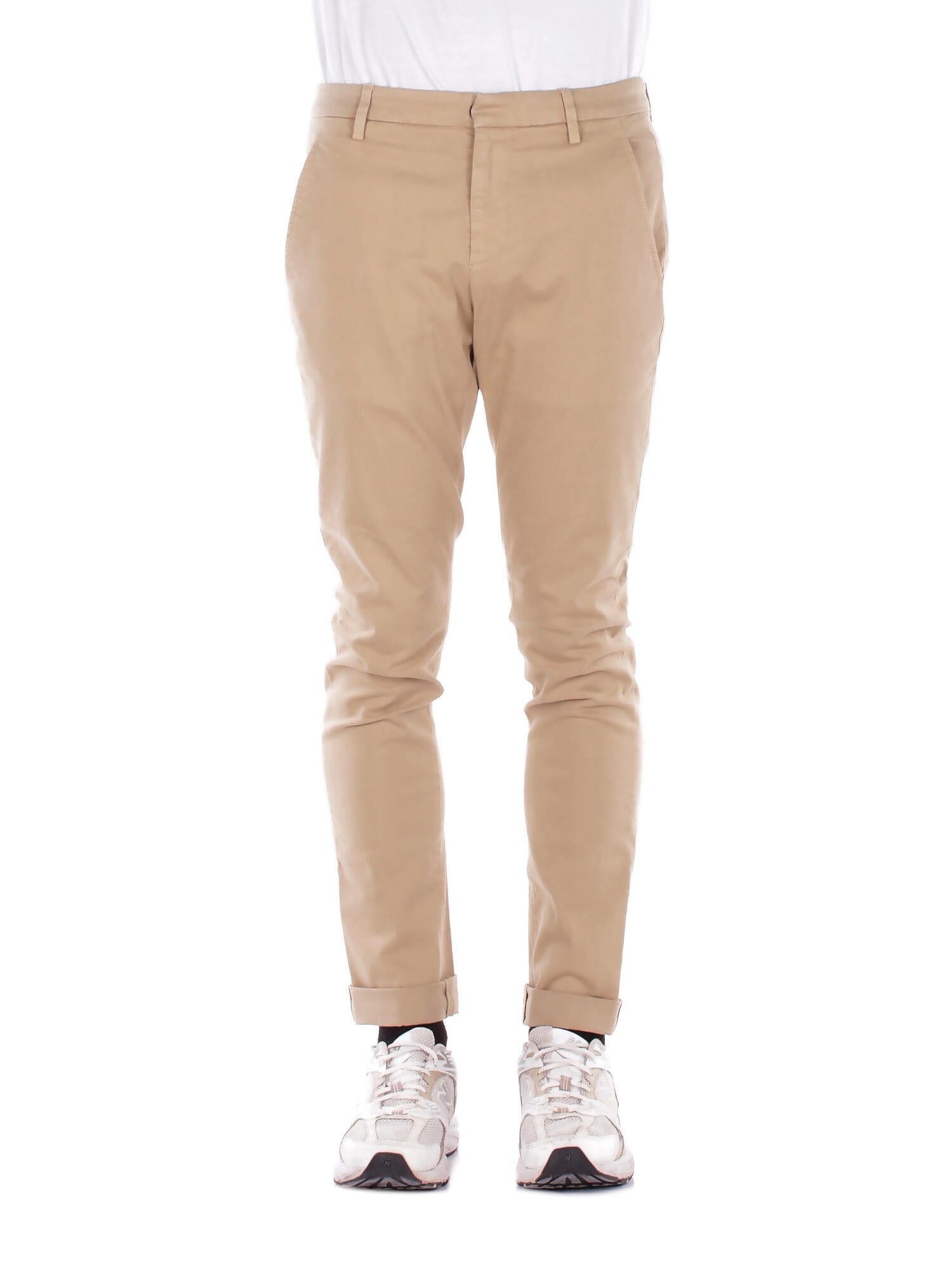 DONDUP Uomo Pantalone UP235 GSE043PTD 026 Pantalone gaubert Beige