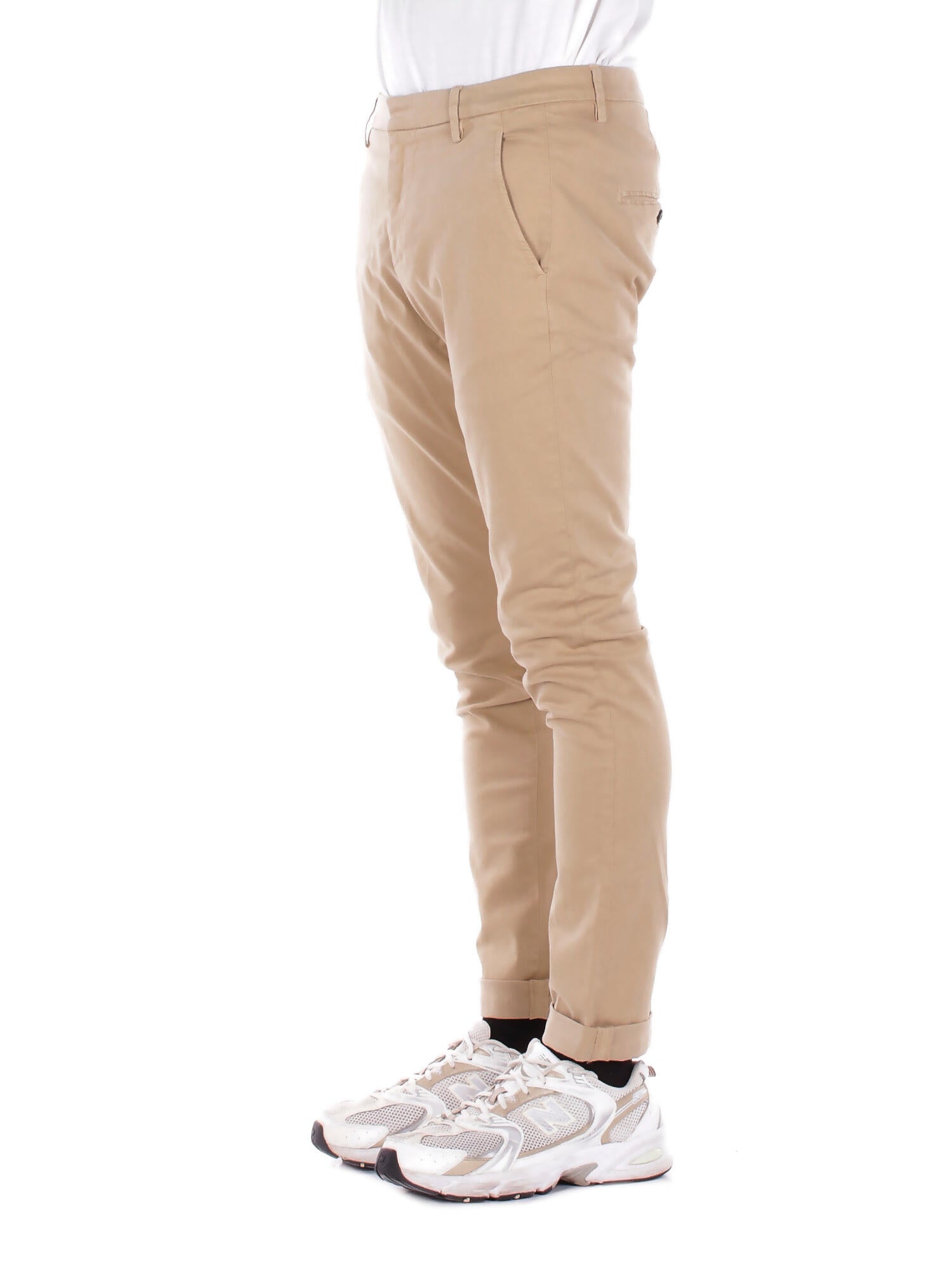 DONDUP Uomo Pantalone UP235 GSE043PTD 026 Pantalone gaubert Beige