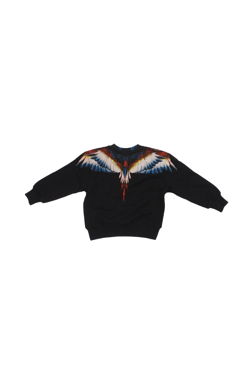 MARCELO BURLON COUNTY OF MILAN Bambino Felpa F5CMJBSW059 110 Sweatshirt boy Black