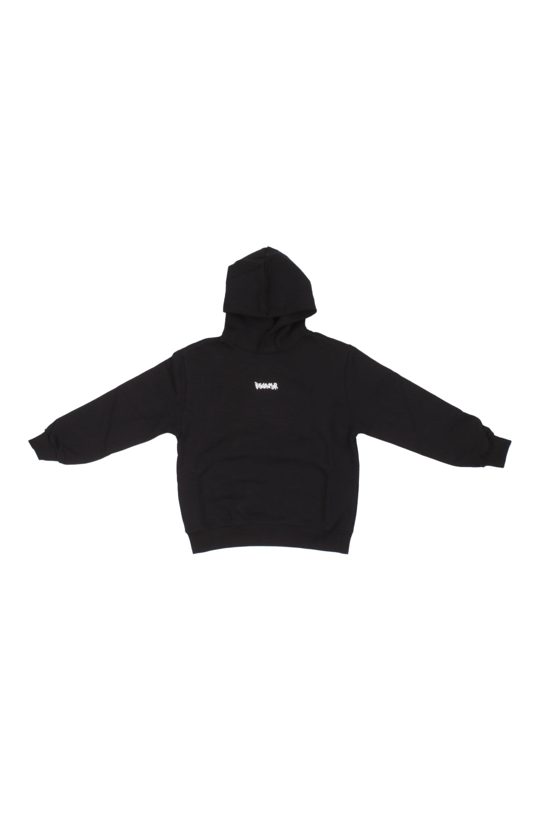 DISCLAIMER Bambino Felpa 25IDK58645 NERO Maglia bimbo over in felpa con Nero