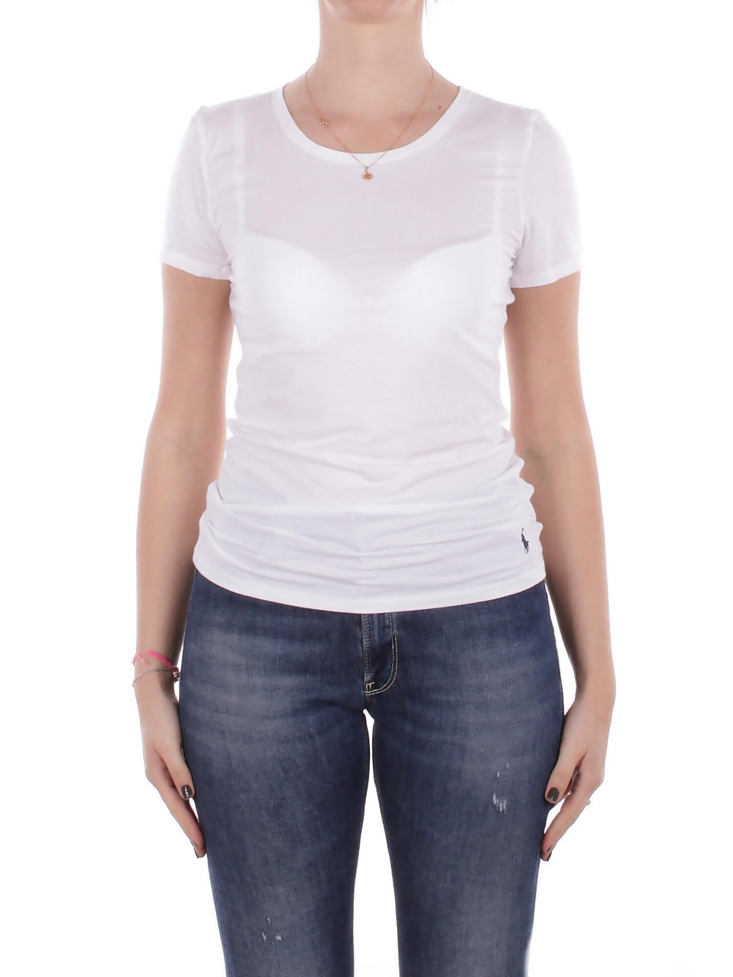 RALPH LAUREN Donna T-shirt 4P0486 192 T-shirt polo White