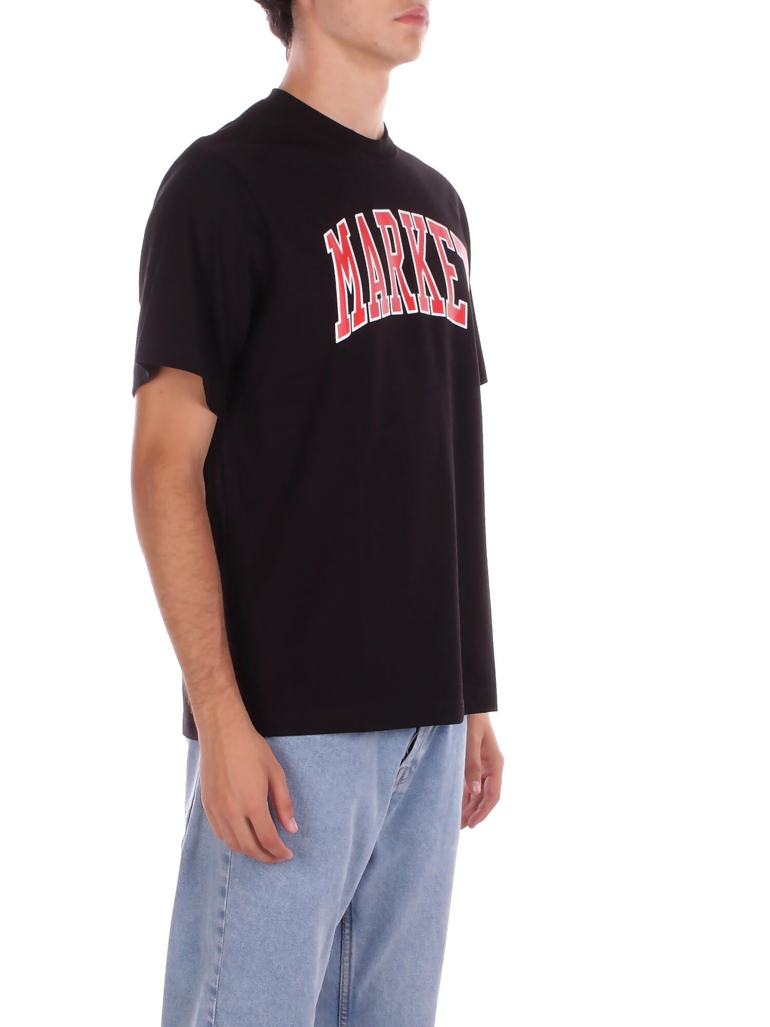 MARKET Uomo T-shirt F5MKMATH008 110 Jersey t-shirt man Black