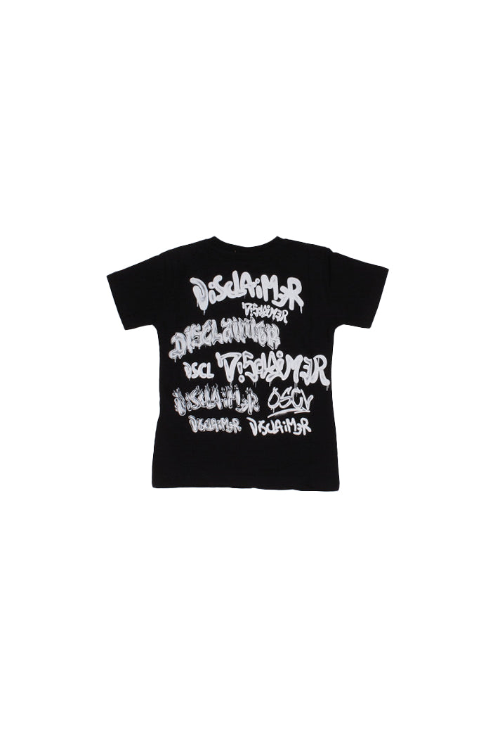 DISCLAIMER Bambino T-shirt 25IDK58644 NERO Maglia bimbo in jersey Nero