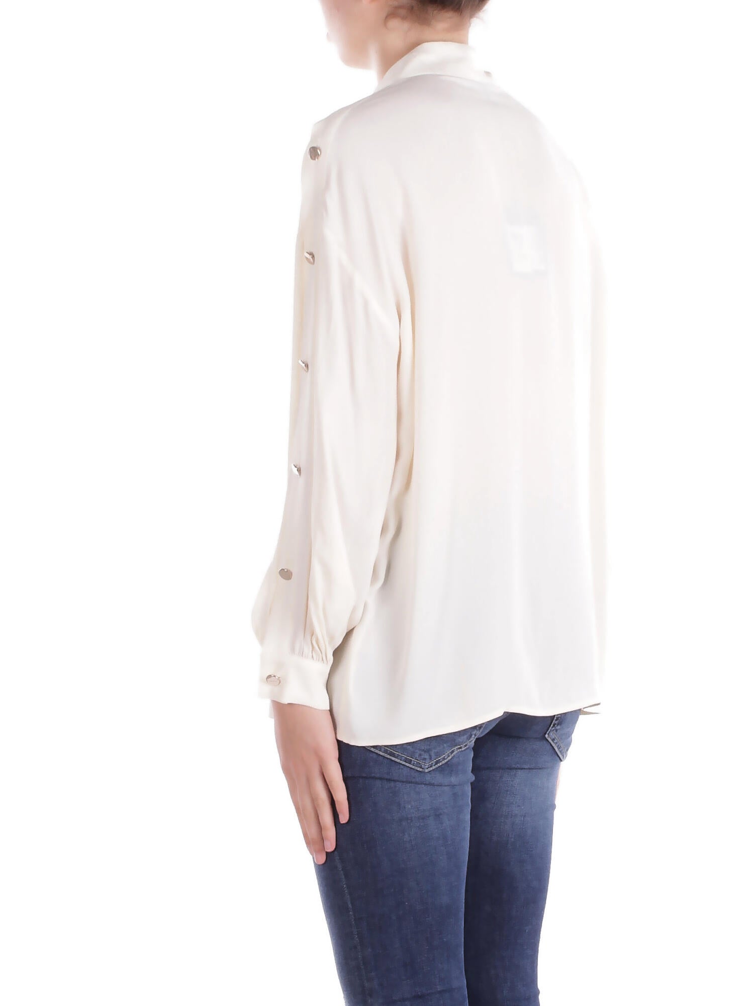 LIU JO Donna Camicia CA5397T1963 X0657 Camicia ts m\l Panna