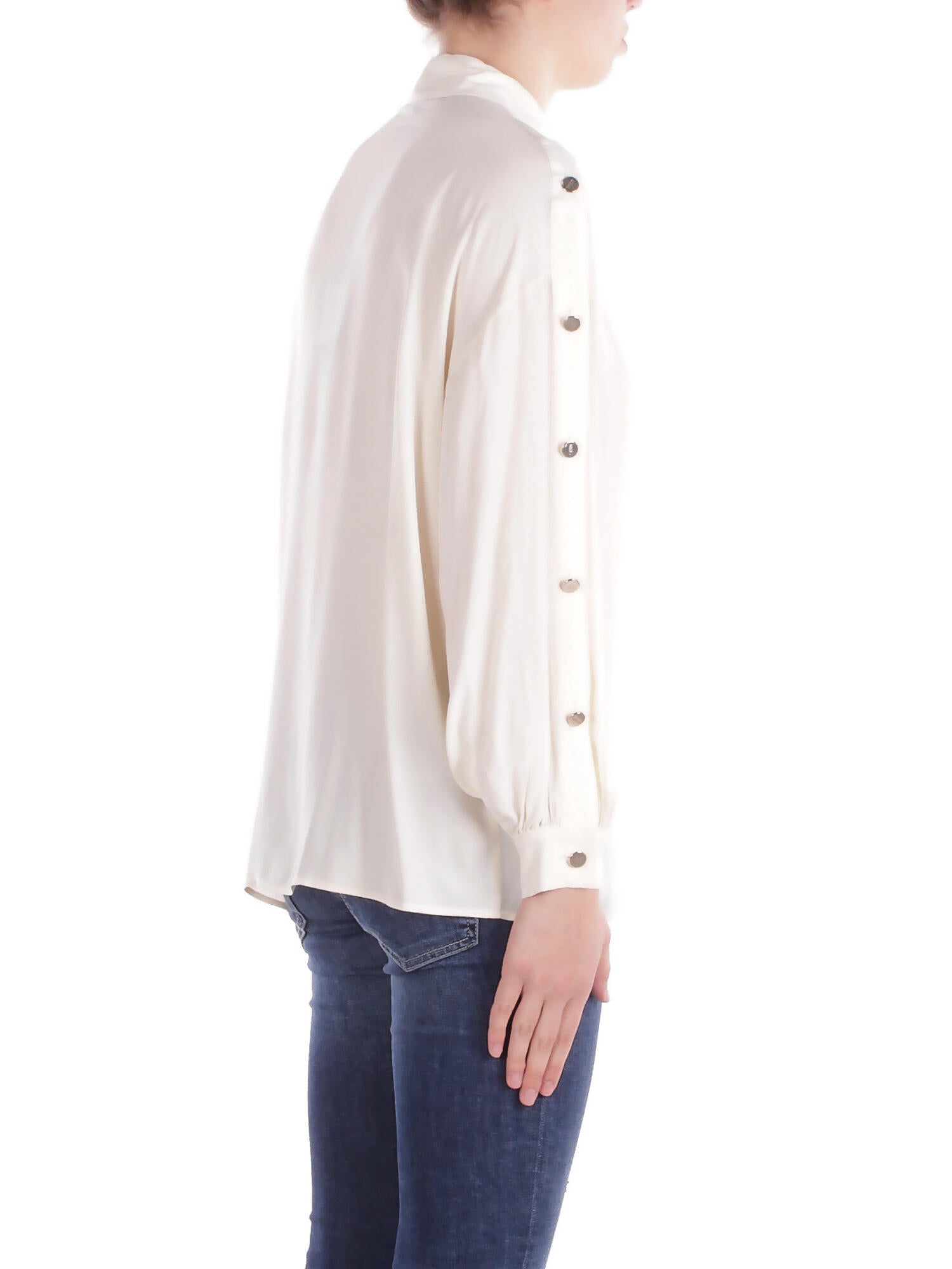 LIU JO Donna Camicia CA5397T1963 X0657 Camicia ts m\l Panna