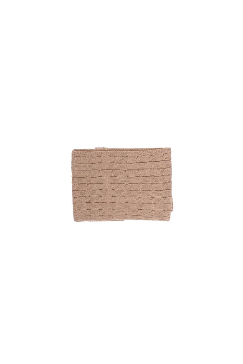RALPH LAUREN Donna Sciarpa 454P04456 002 Cb crst ptch scarf Cammello