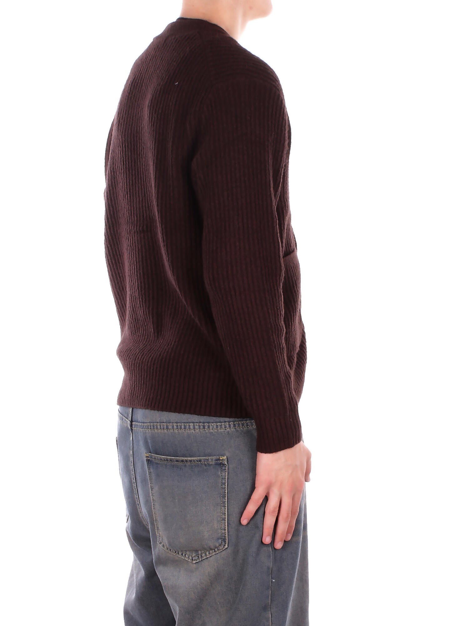 ONLY & SONS Uomo Maglia 22033787 DEMITASSE Onsframe rlx cardigan knit Marrone