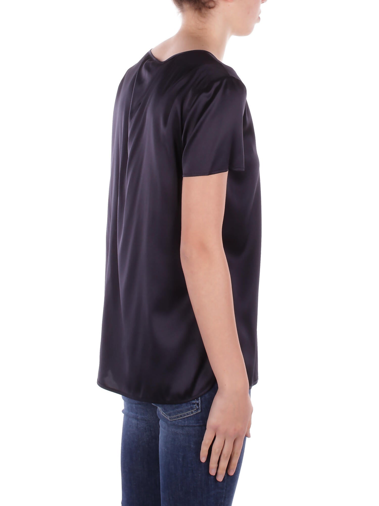 MAX MARA Donna Blusa CORTONA 006 Blusa raso seta monoelastico Blu