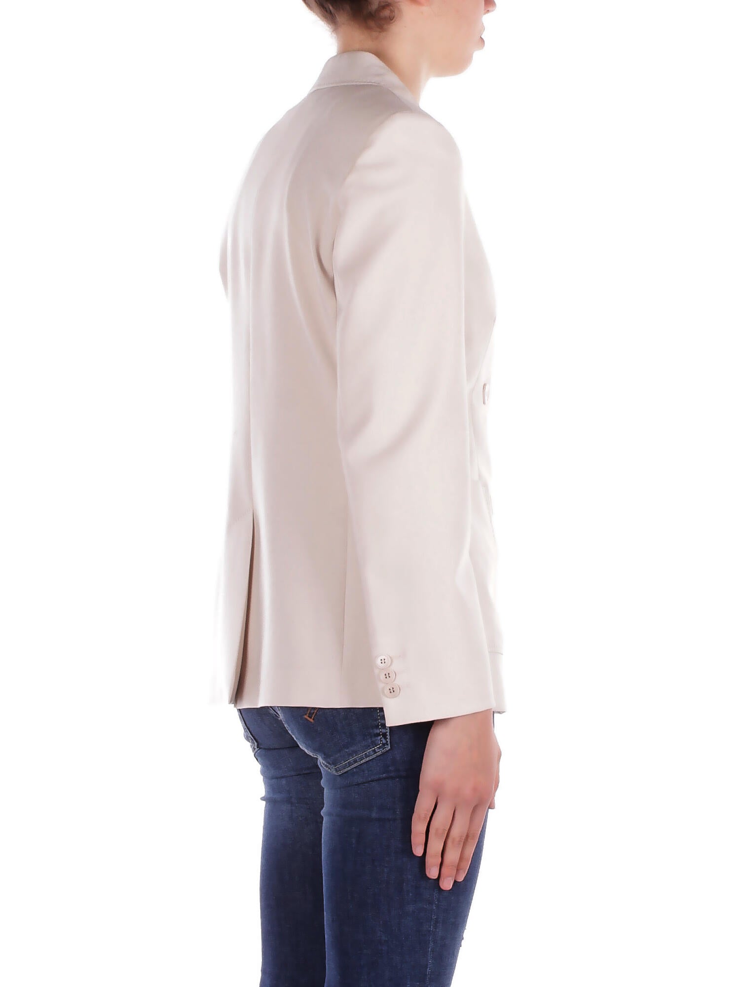 MAX MARA Donna Giacca NERVOSO 011 Giacca tela pura lana Avena