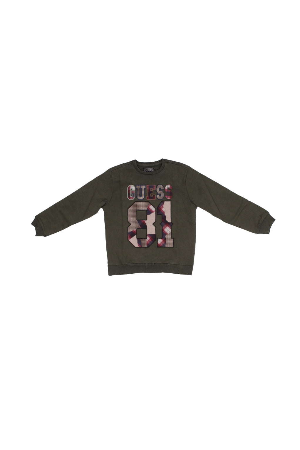 GUESS Bambino Maglia L5YQ07KA6R4 G8F6 Gmt dye ls active top Olive