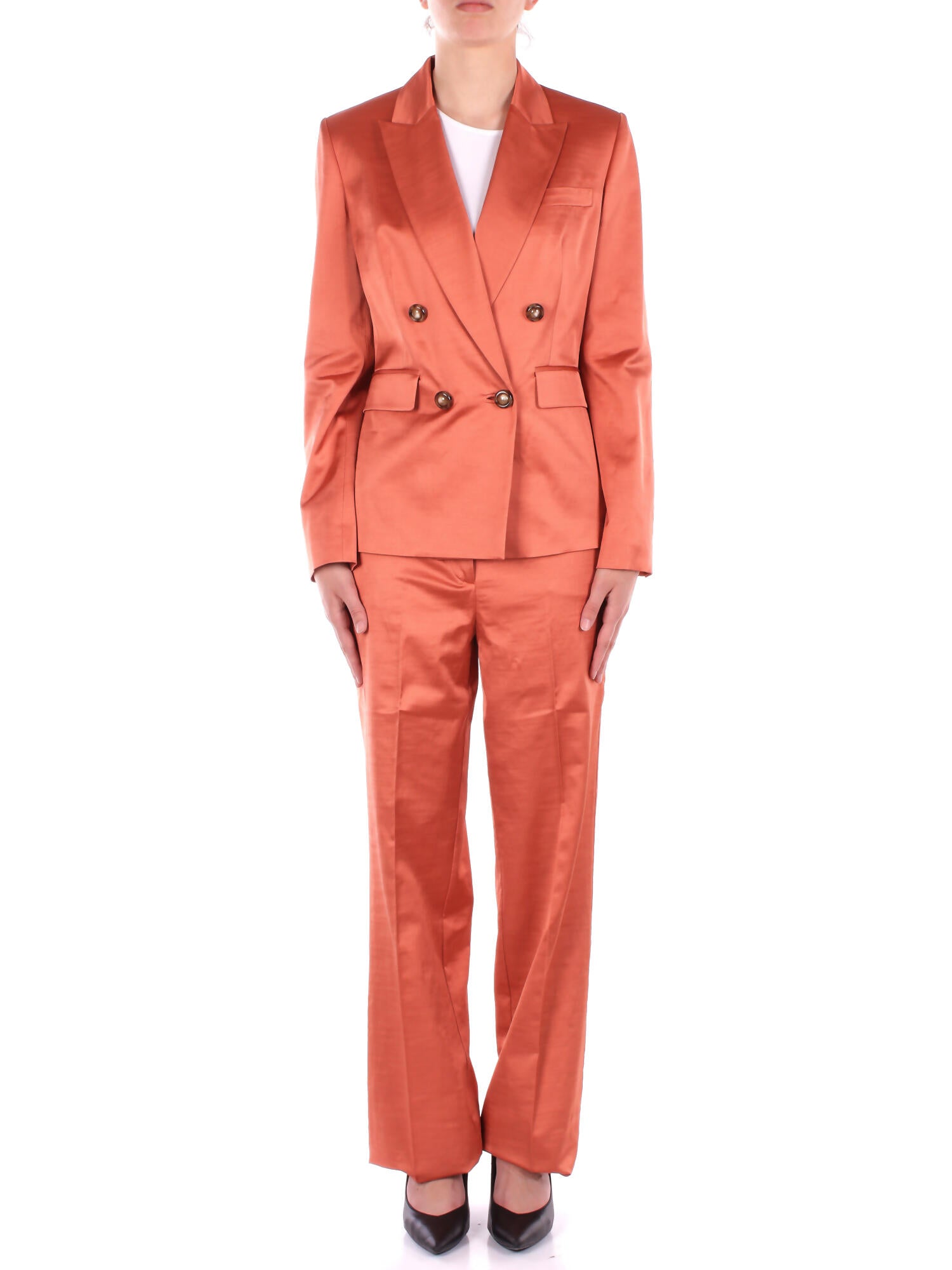 PINKO Donna Pantalone 104945A2DF L55 Panuro pantalone raso Rame