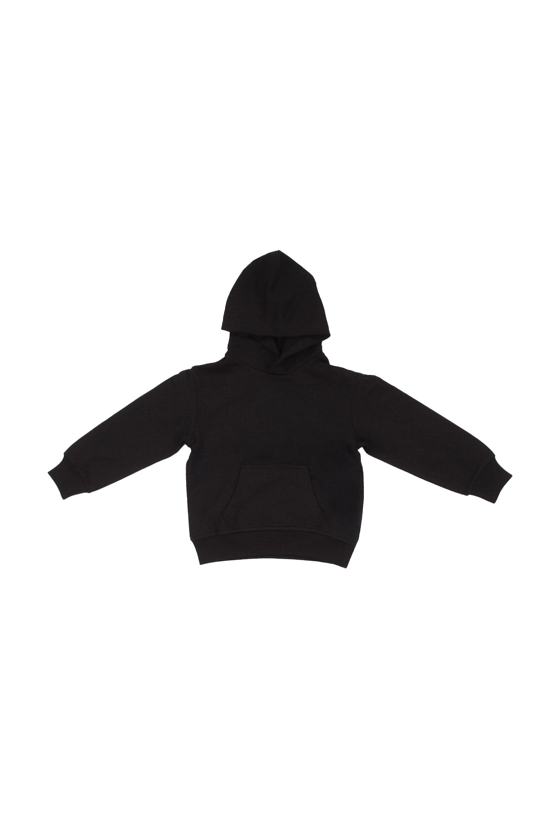 DIESEL Bambino Felpa J02275 0GYCJ K900 Smacshoodmegovald over Nero
