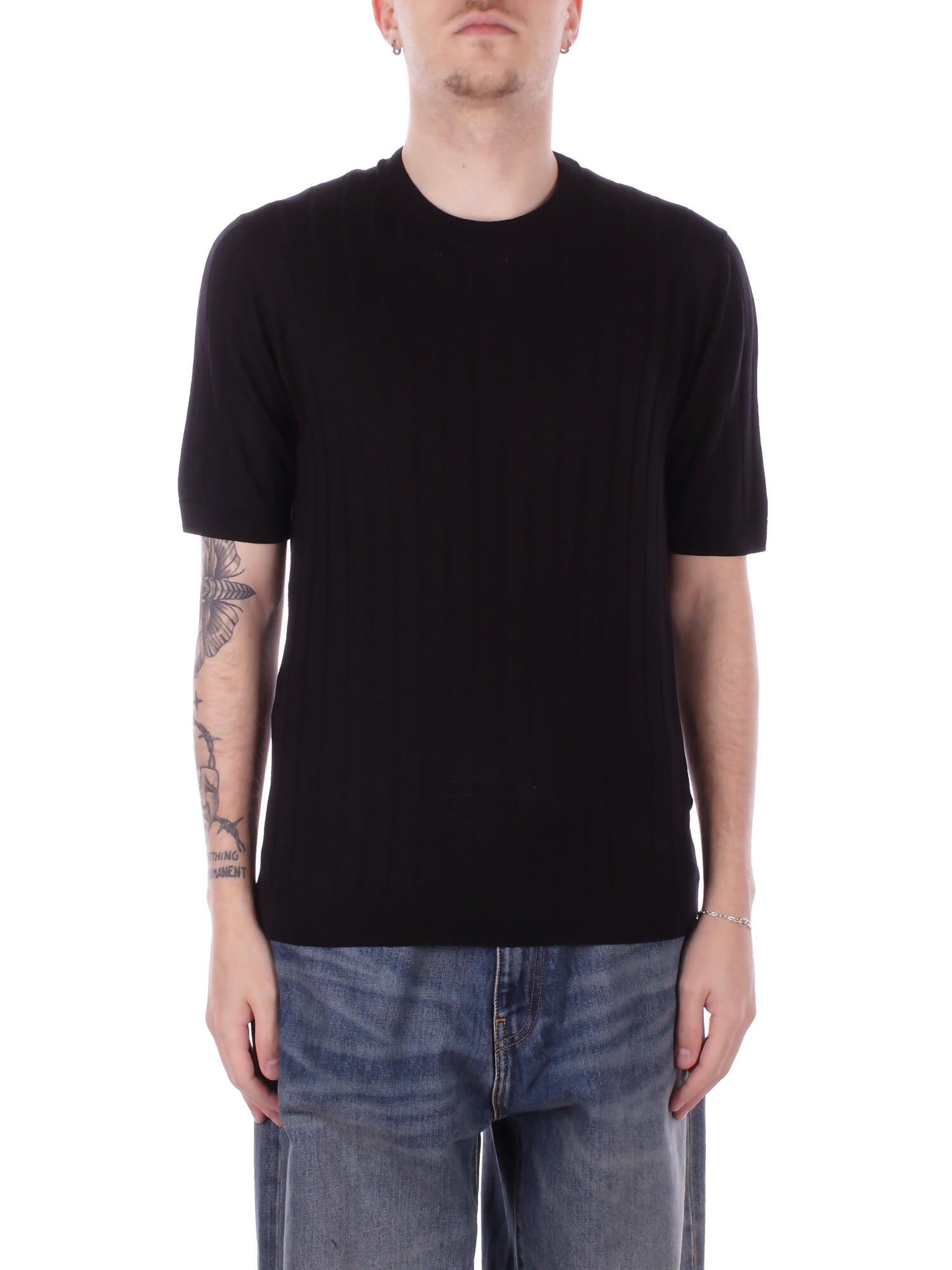TAGLIATORE Uomo Maglia RODEN PE PWE25 NERO Tre quarti Nero