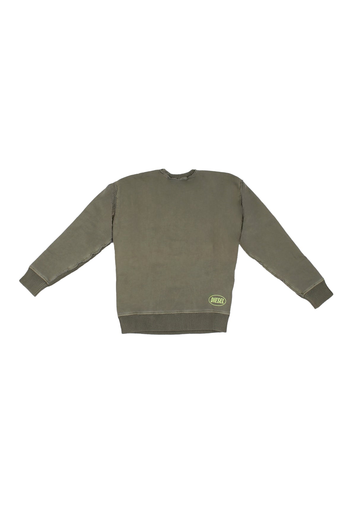 DIESEL Bambino Felpa J02434 0GHAN K513 Kobertoround over Militare