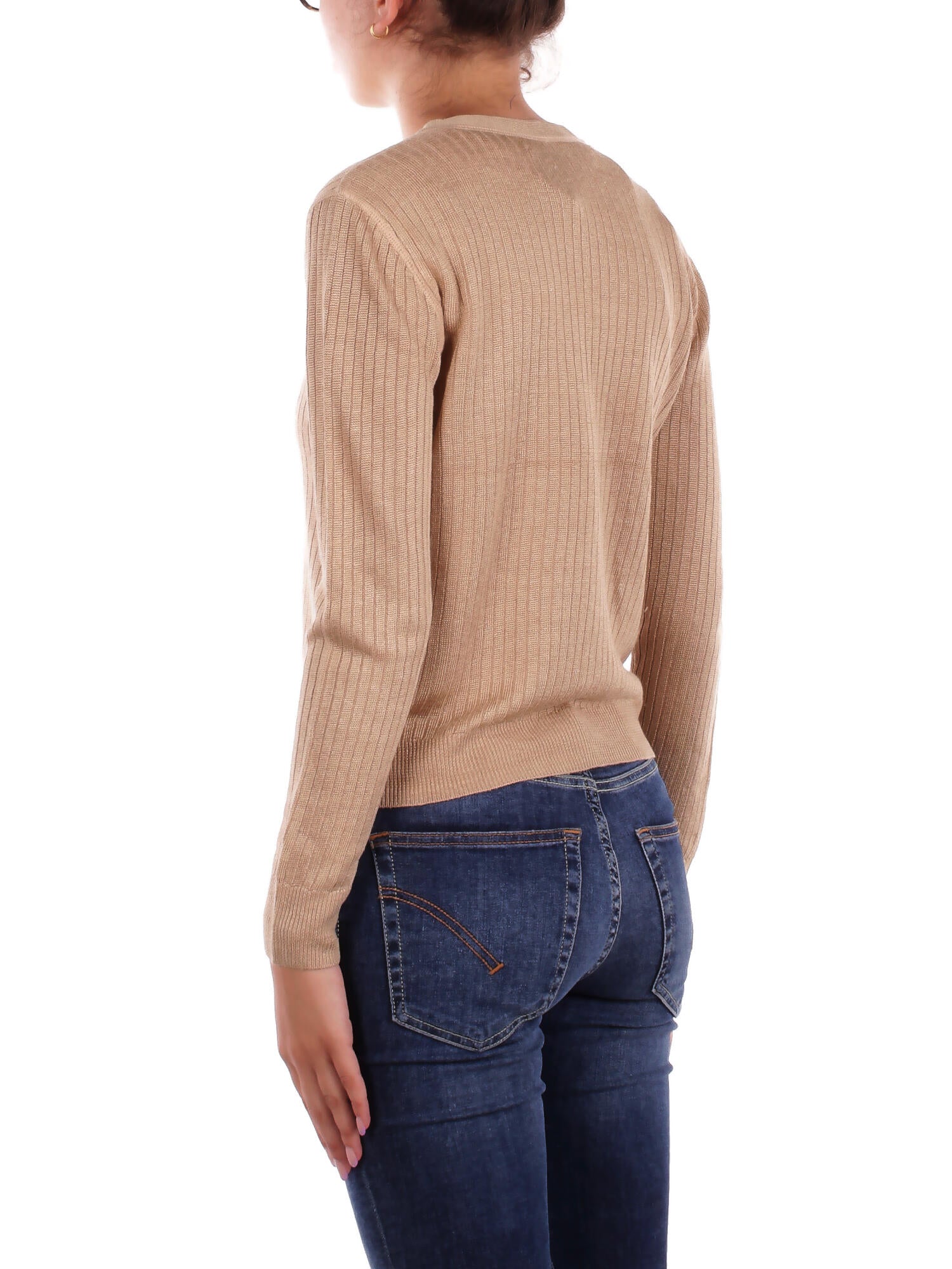 RALPH LAUREN Donna Maglia 200971350 001 Denzel-long	sleeve-cardigan Tan