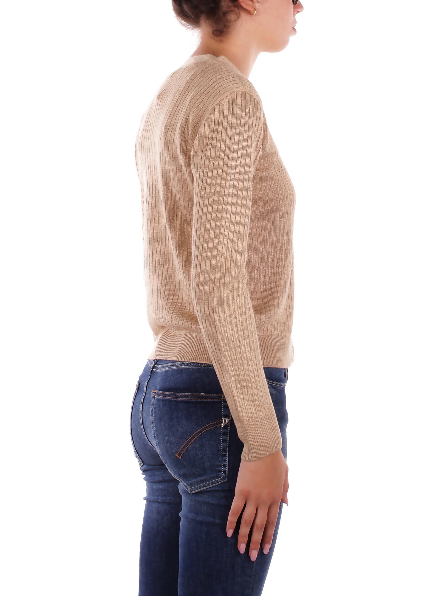 RALPH LAUREN Donna Maglia 200971350 001 Denzel-long	sleeve-cardigan Tan
