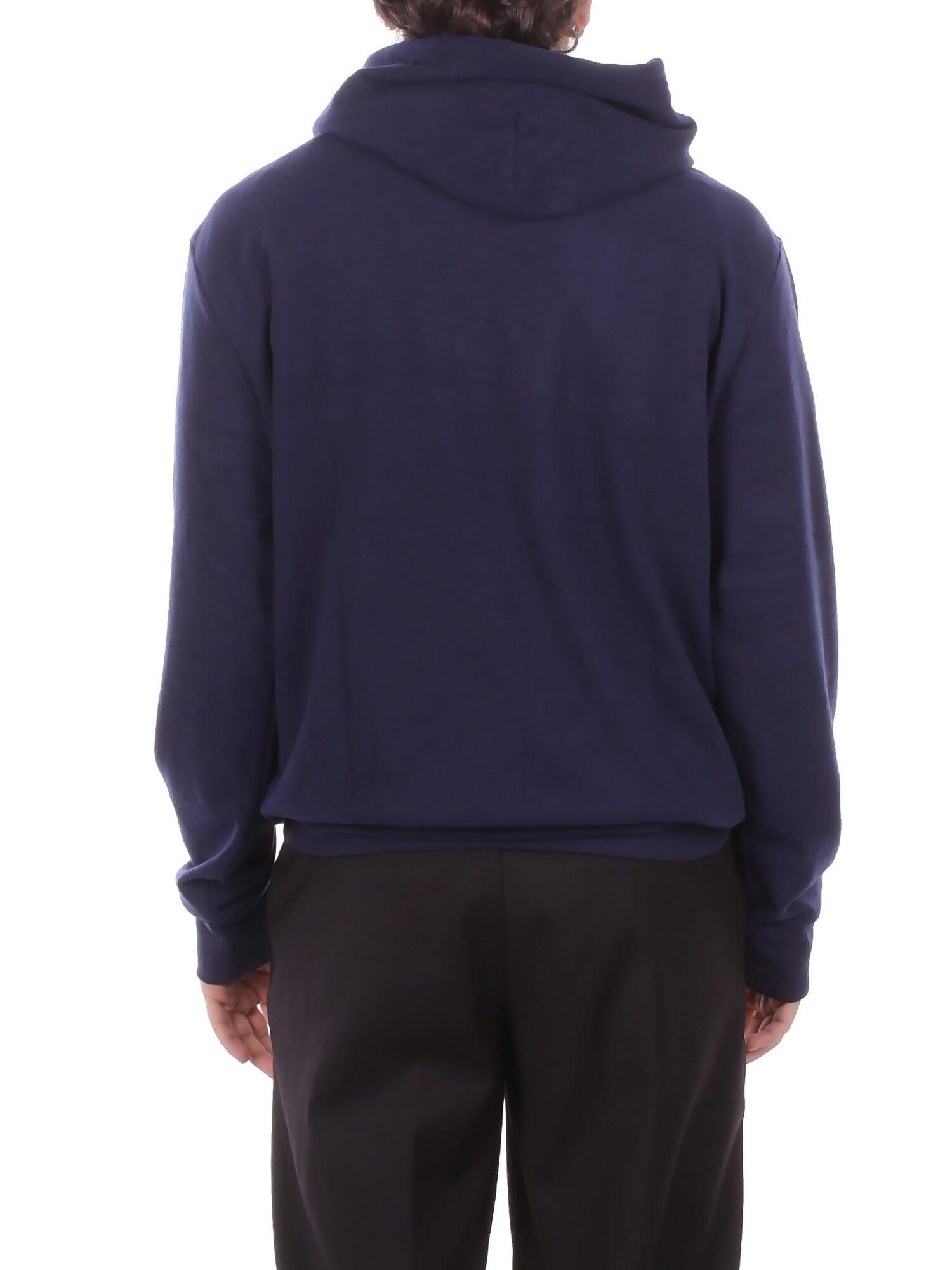 RALPH LAUREN Uomo Felpa 714P01948 004 Hoodie sleep top Navy
