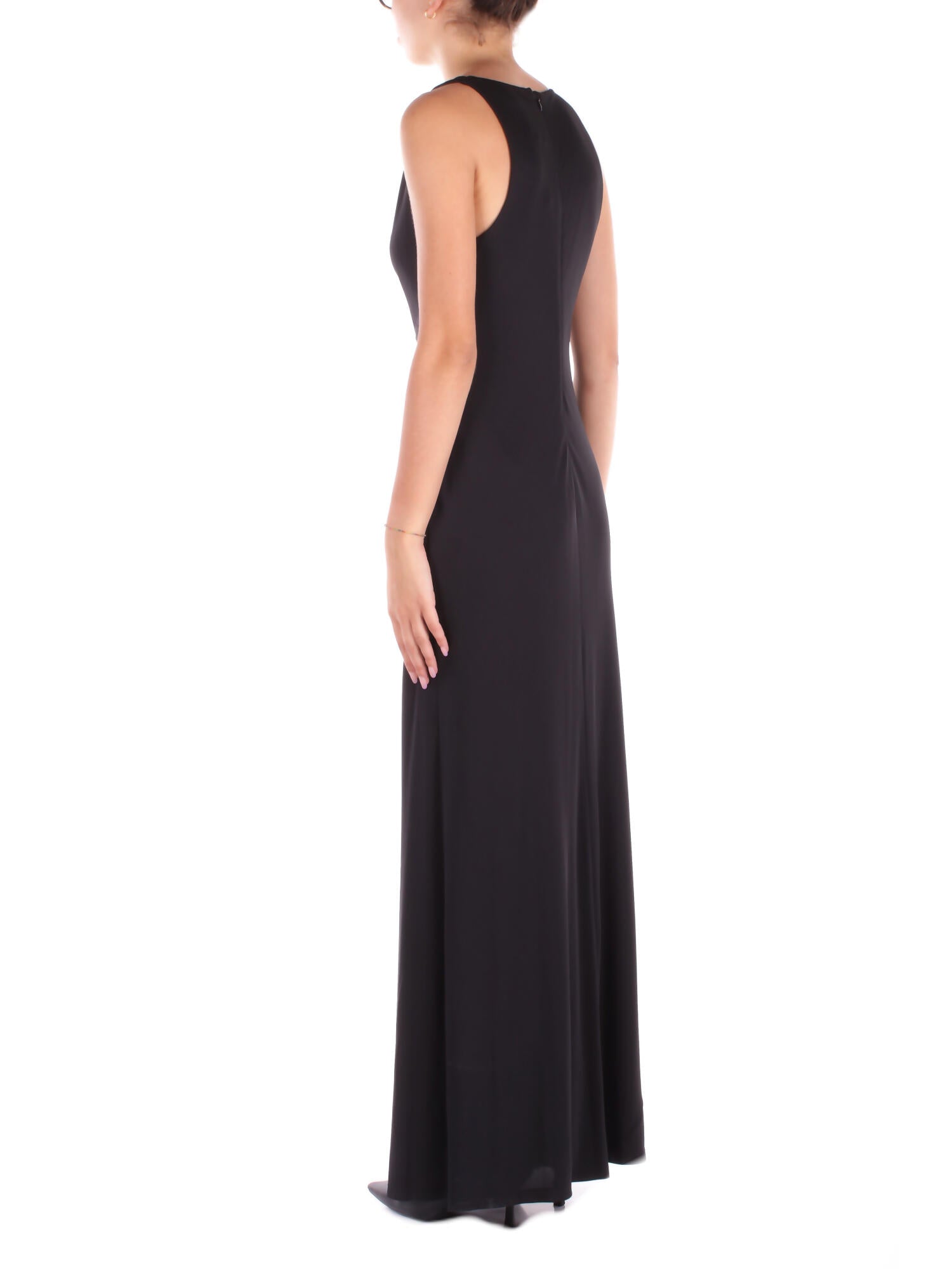 RALPH LAUREN Donna Abito 253971057 001 Elkanah-sleeveless-gown Black